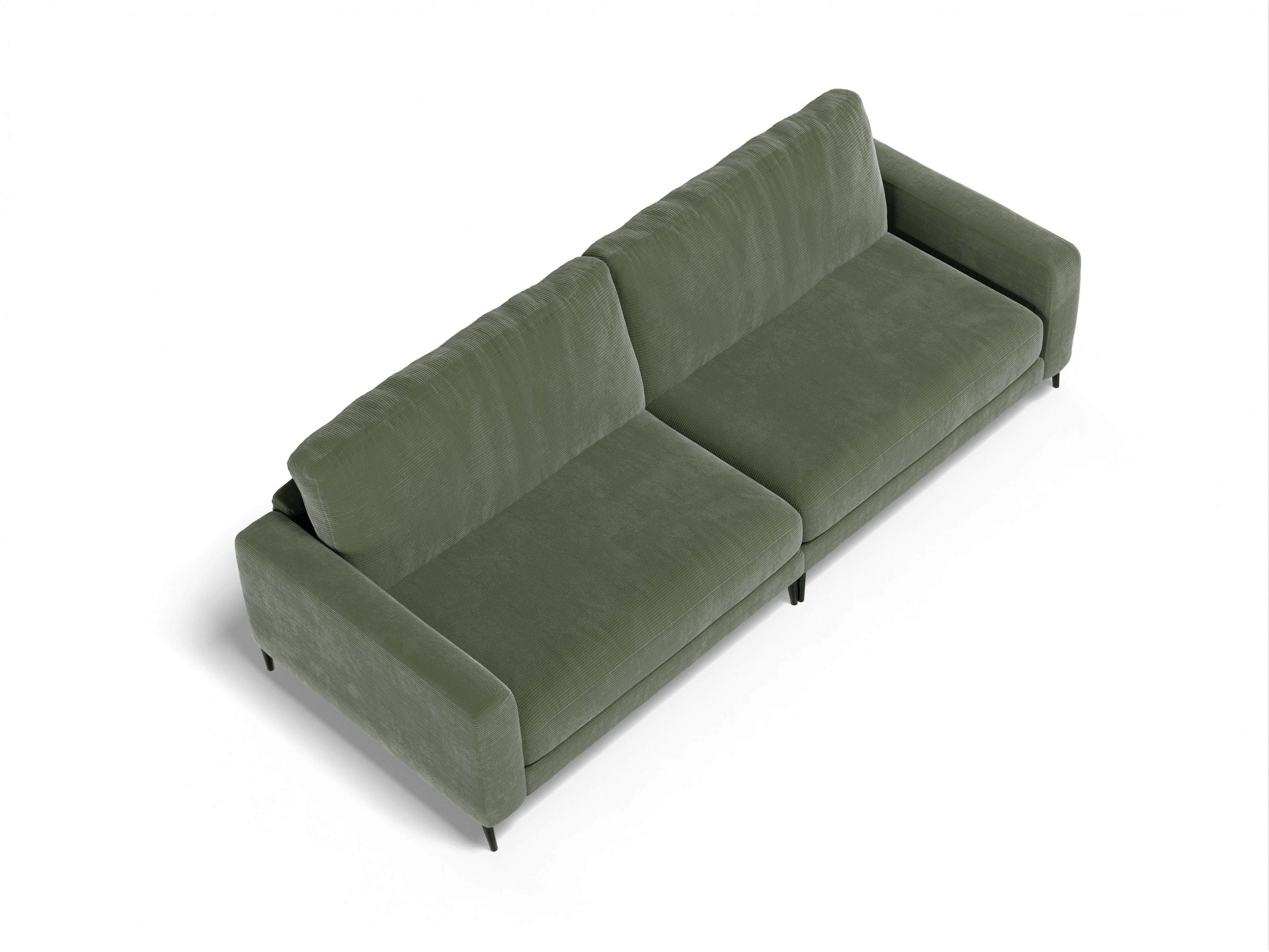 Ansicht des Produktes Urbana 3-Sitzer Sofa in Stoff Grün