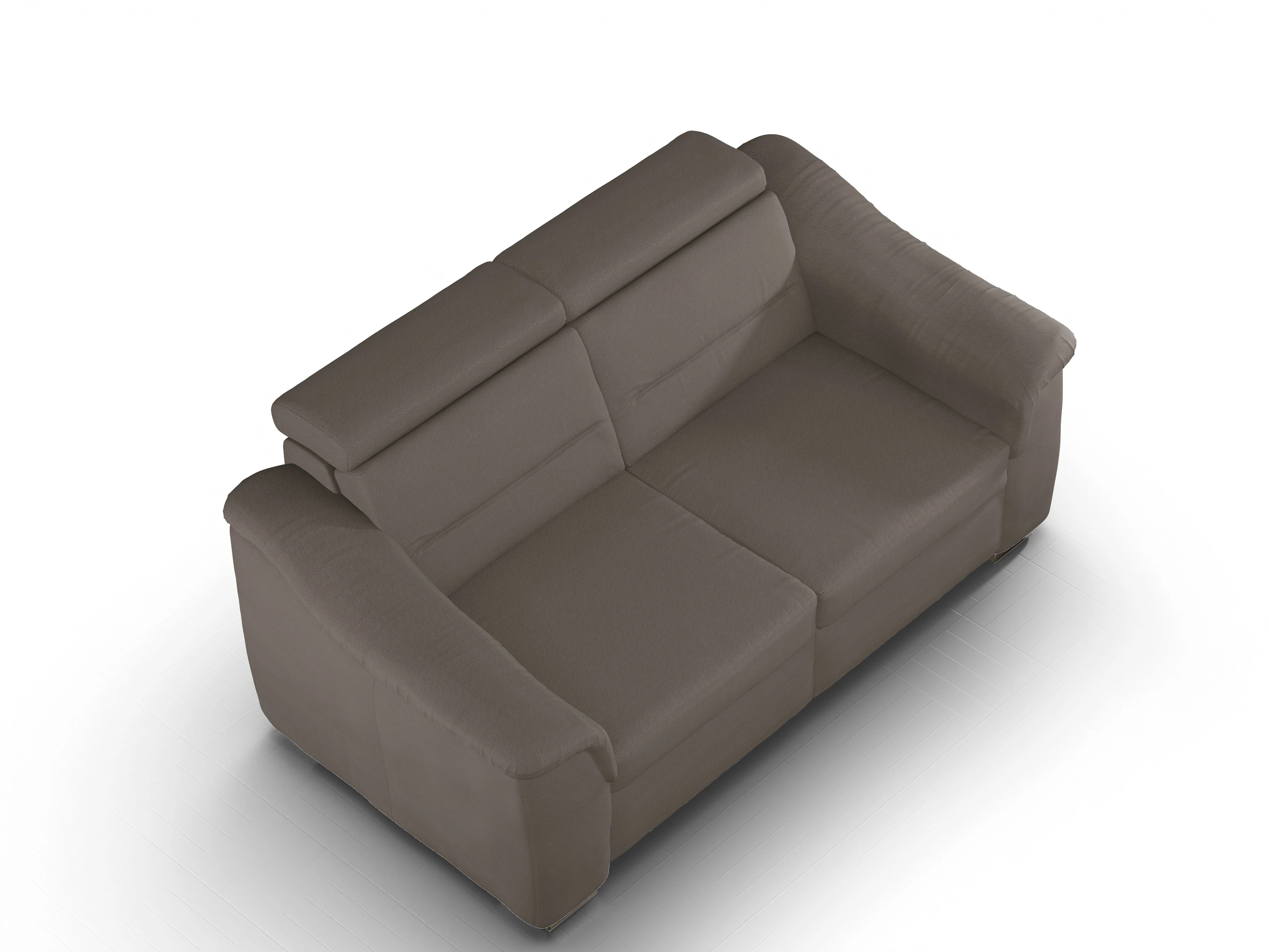Ansicht des Produktes SC Family 1008 2,5-Sitzer Sofa in Stoff Grau
