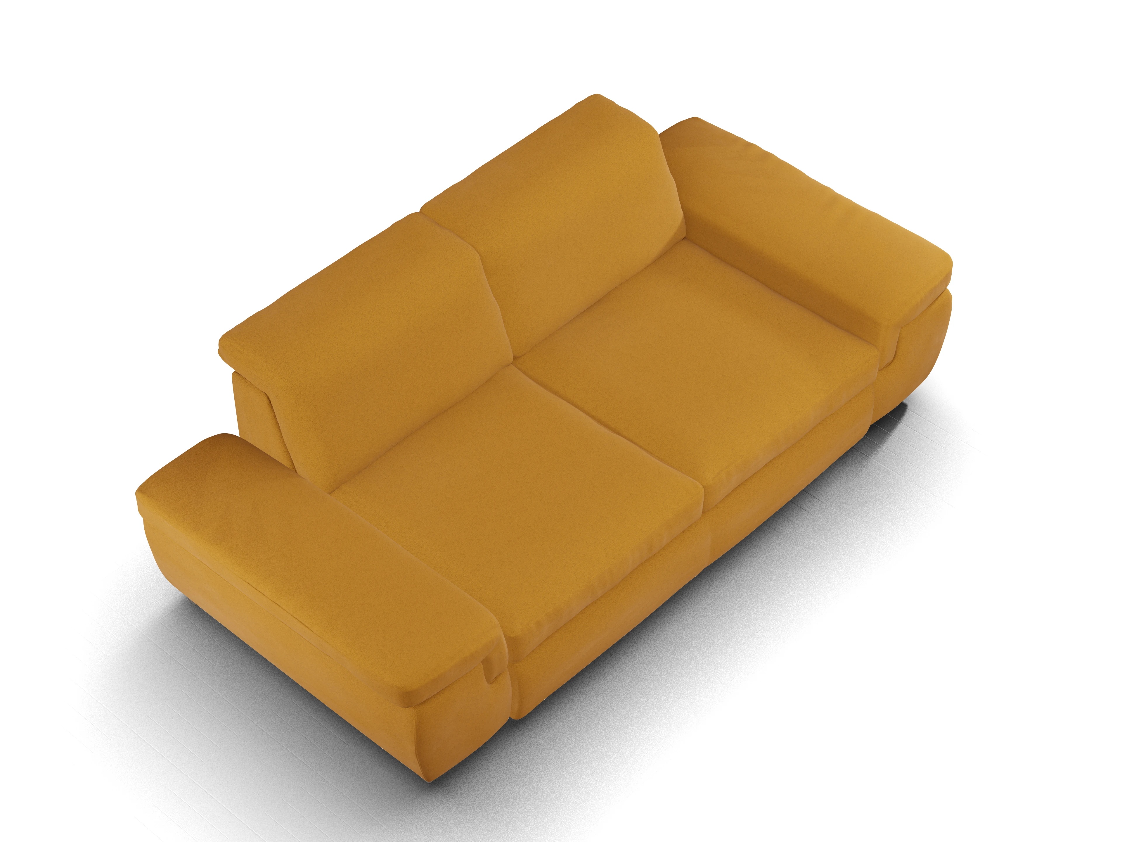 Ansicht des Produktes SC Smart 1003 3-Sitzer Sofa in Stoff Gelb