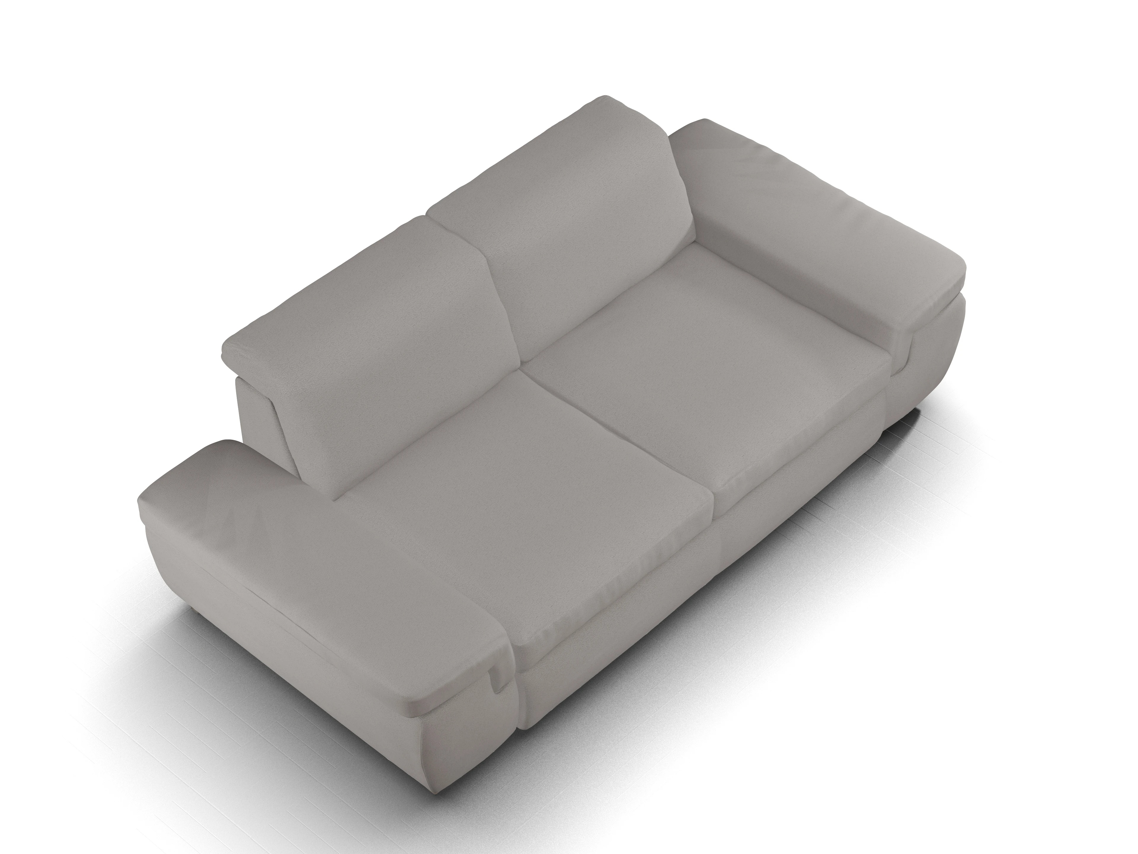 Ansicht des Produktes SC Smart 1003 3-Sitzer Sofa in Stoff Grau