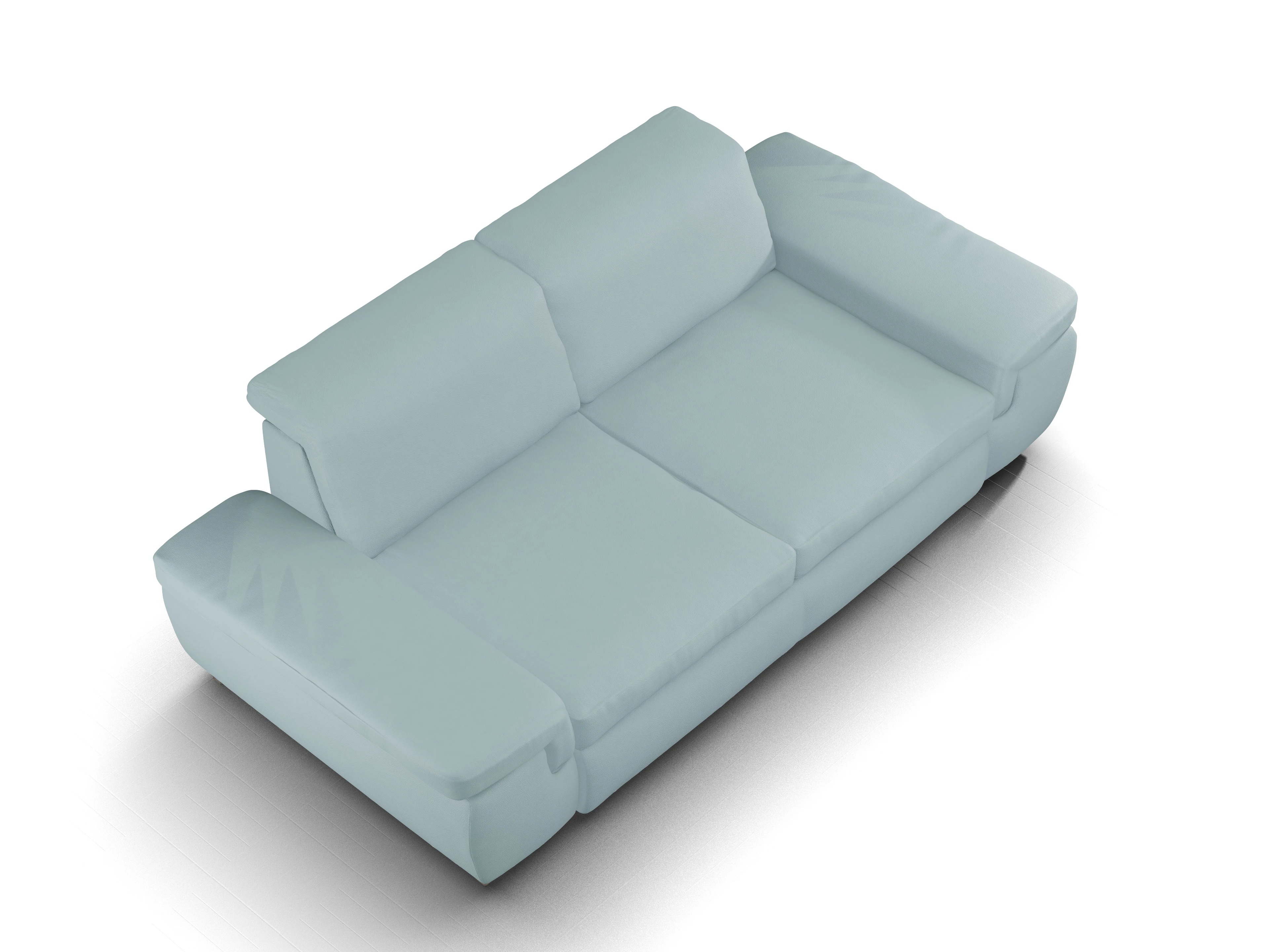 Sitz Concept Smart 1003 3-Sitzer Sofa Ansicht des Produktes SC Smart 1003 3-Sitzer Sofa in Stoff Blau