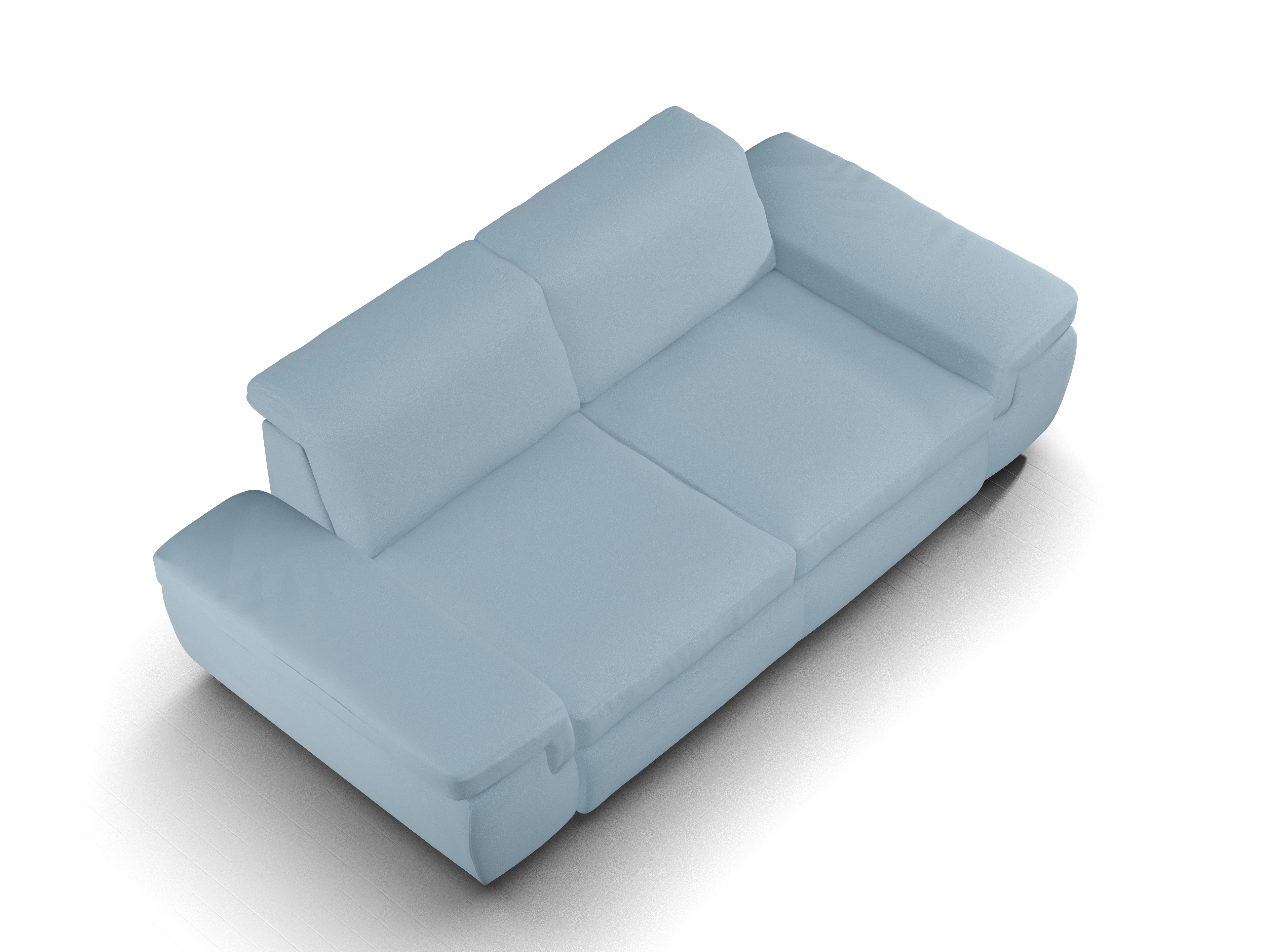 Ansicht des Produktes SC Smart 1003 3-Sitzer Sofa in Stoff Blau