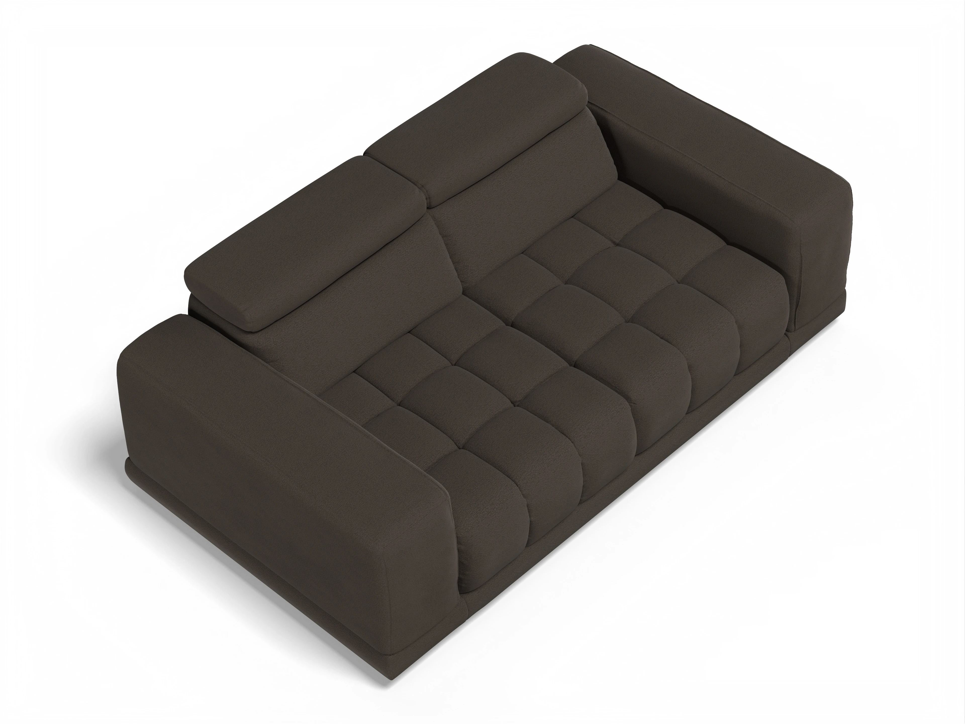Ansicht des Produktes SC Smart 1031 2,5-Sitzer Sofa in Stoff Braun