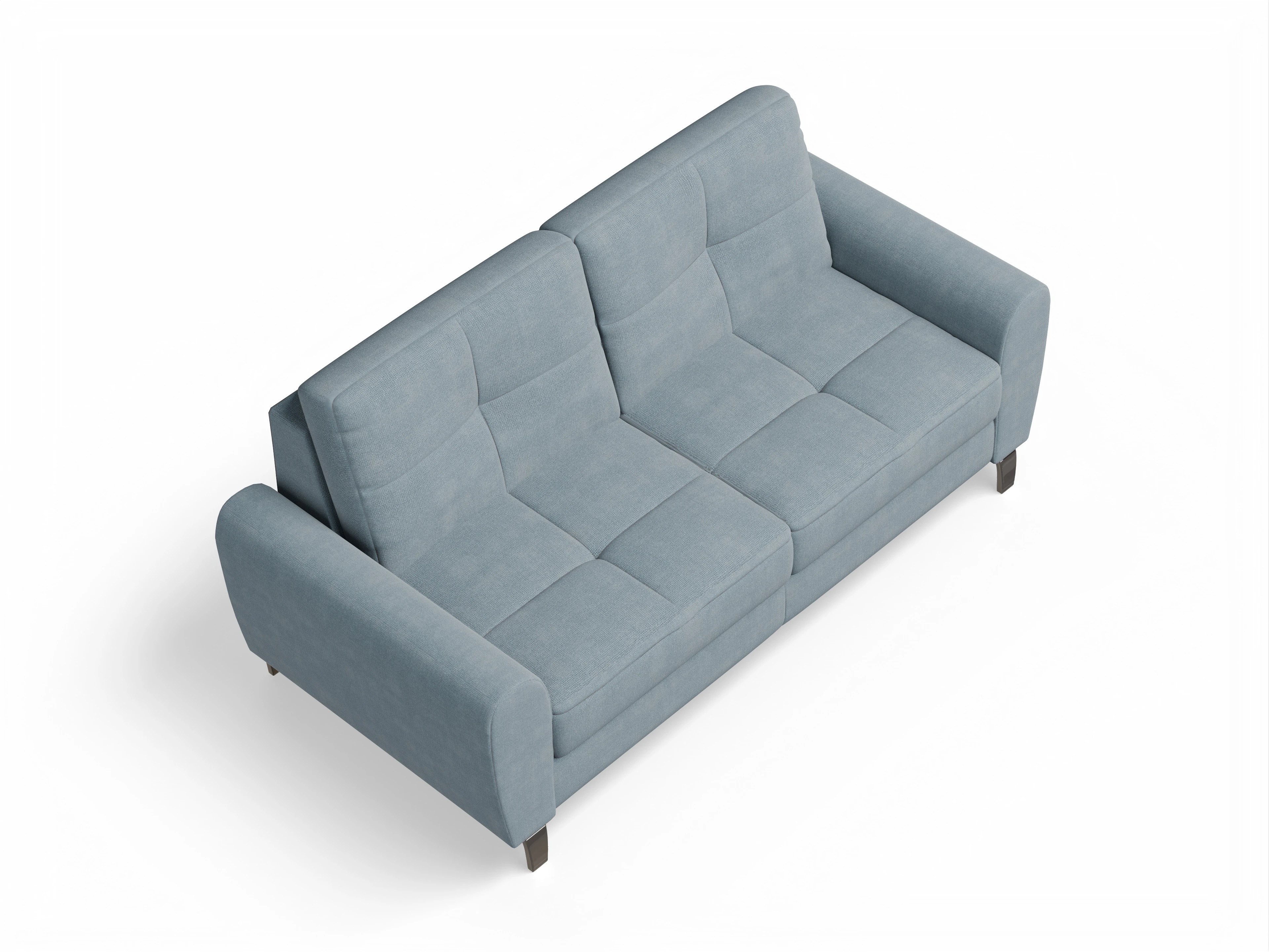 Ansicht des Produktes Valona 3-Sitzer Sofa in Stoff Blau