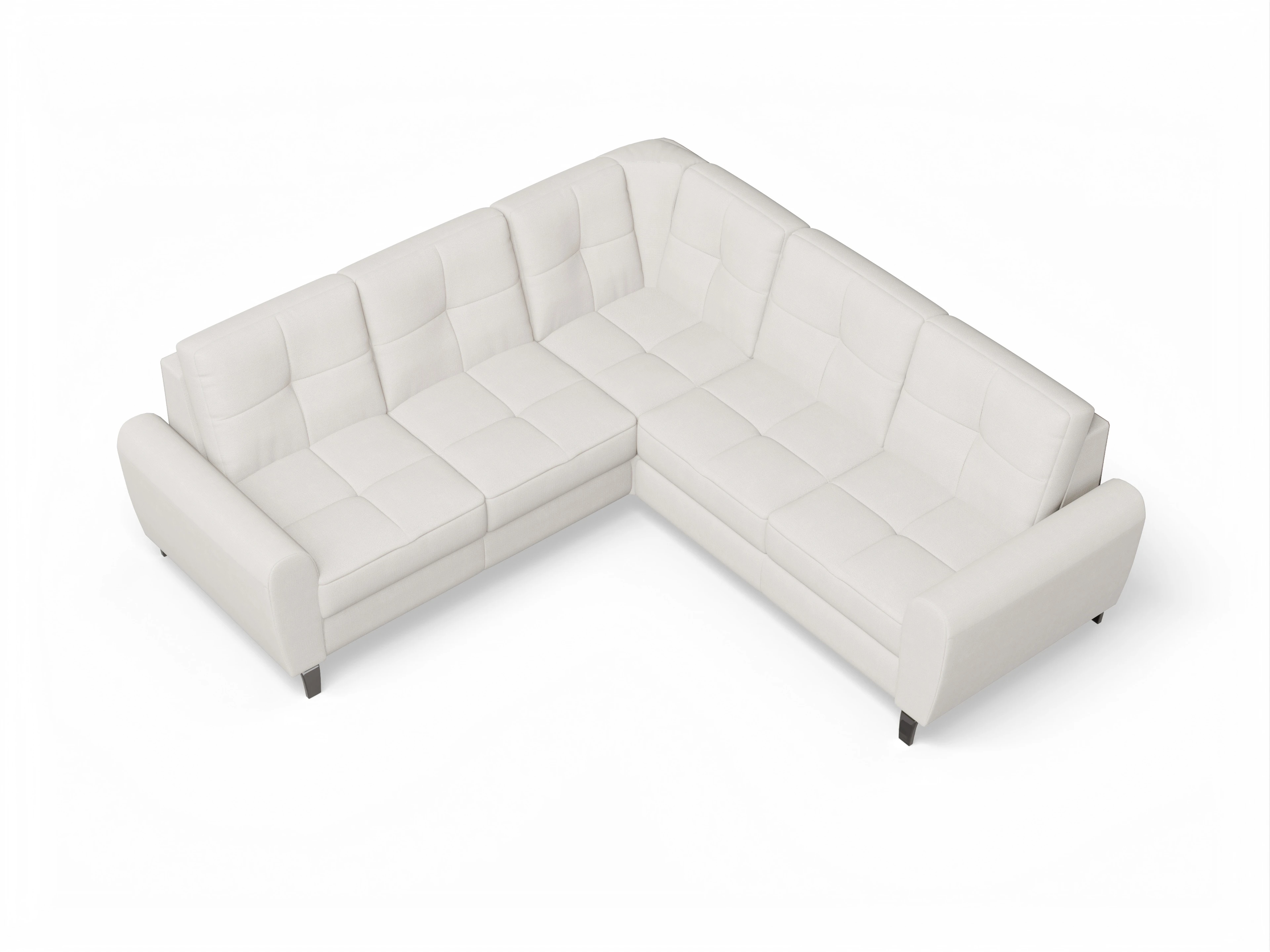 Ansicht des Produktes Valona Ecksofa gleichschenklig in Stoff Beige