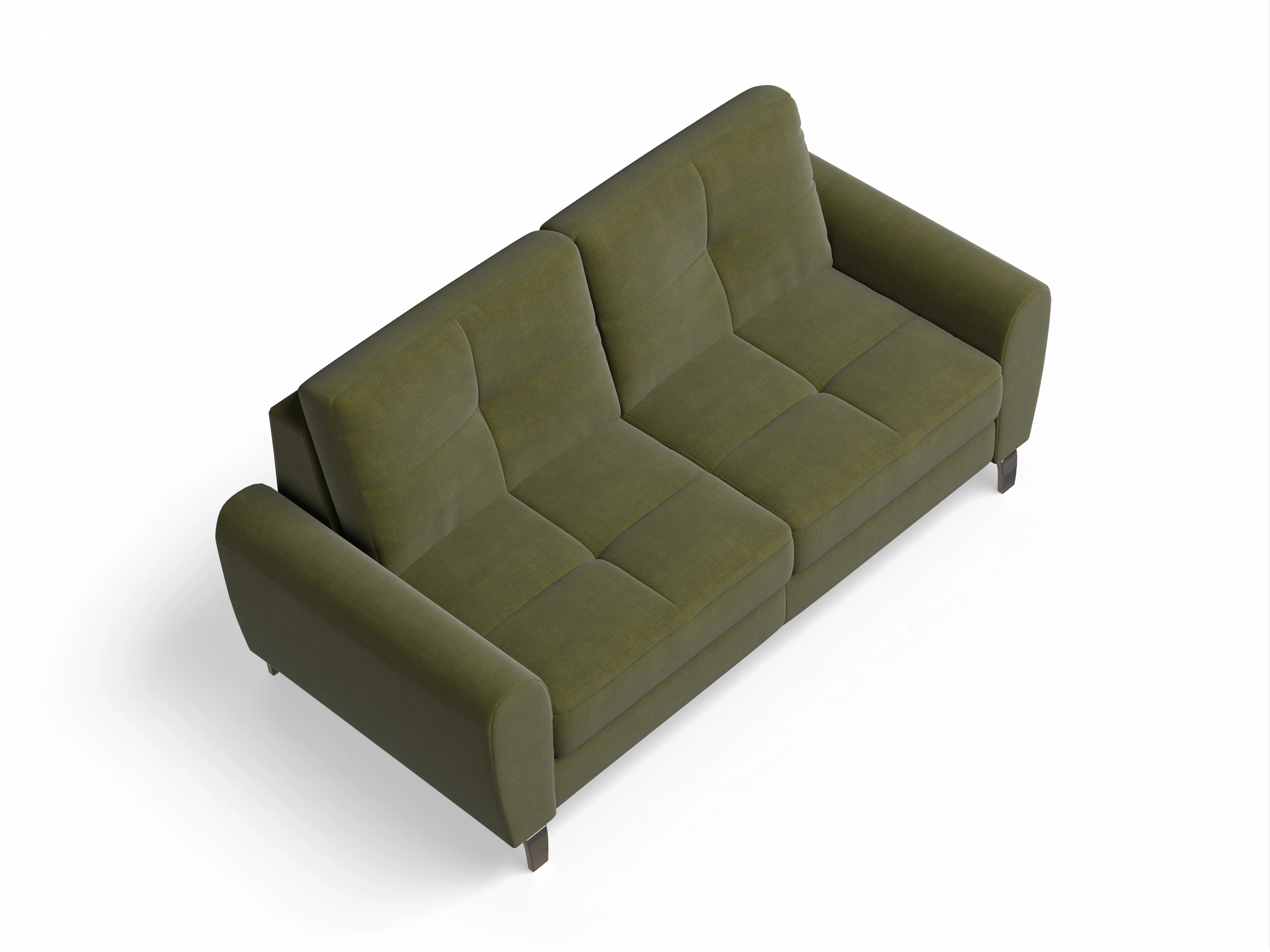 Valona 3-Sitzer Sofa Ansicht des Produktes Valona 3-Sitzer Sofa in Stoff Grün