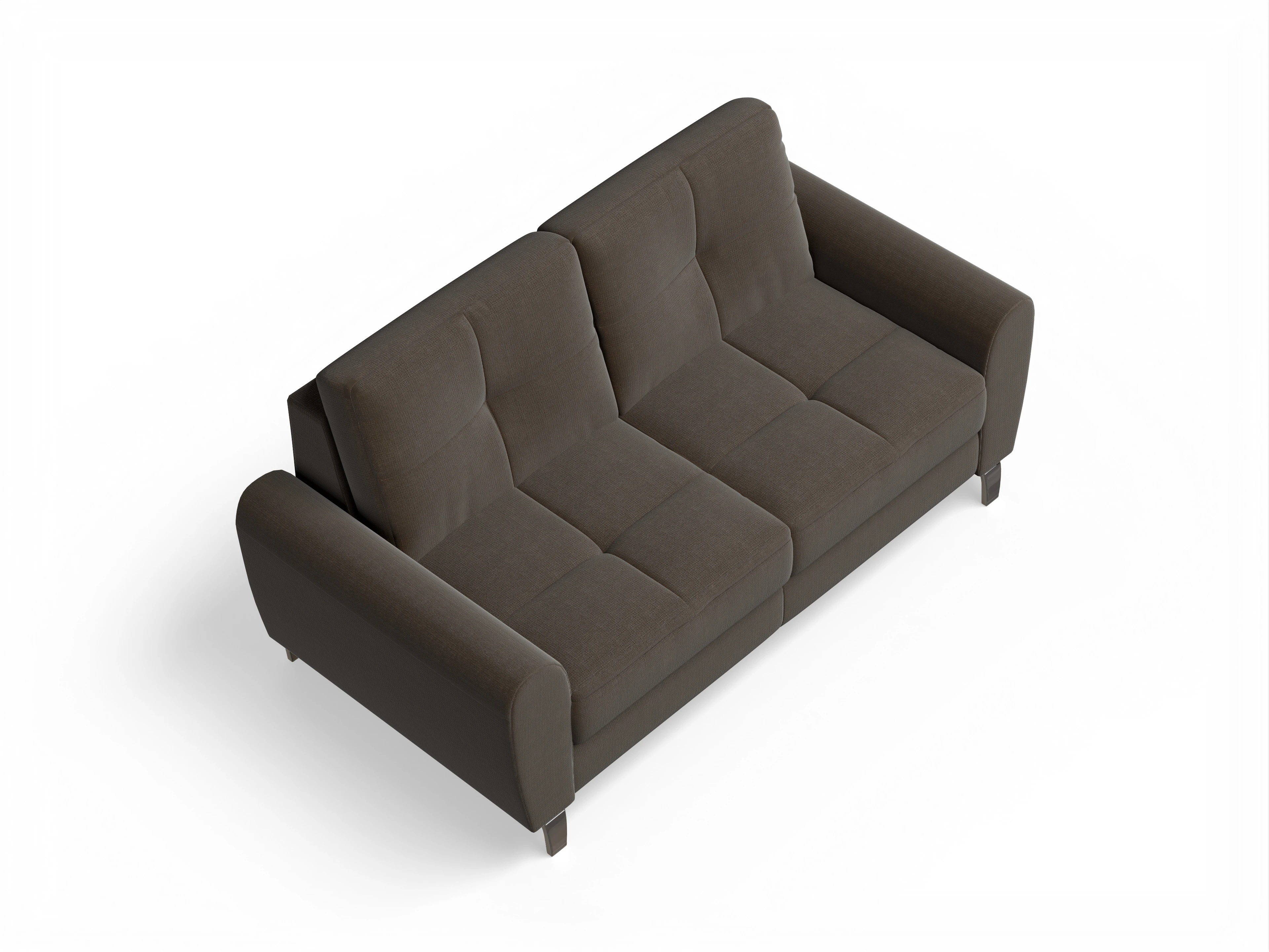 Ansicht des Produktes Valona 2,5-Sitzer Sofa in Stoff Braun