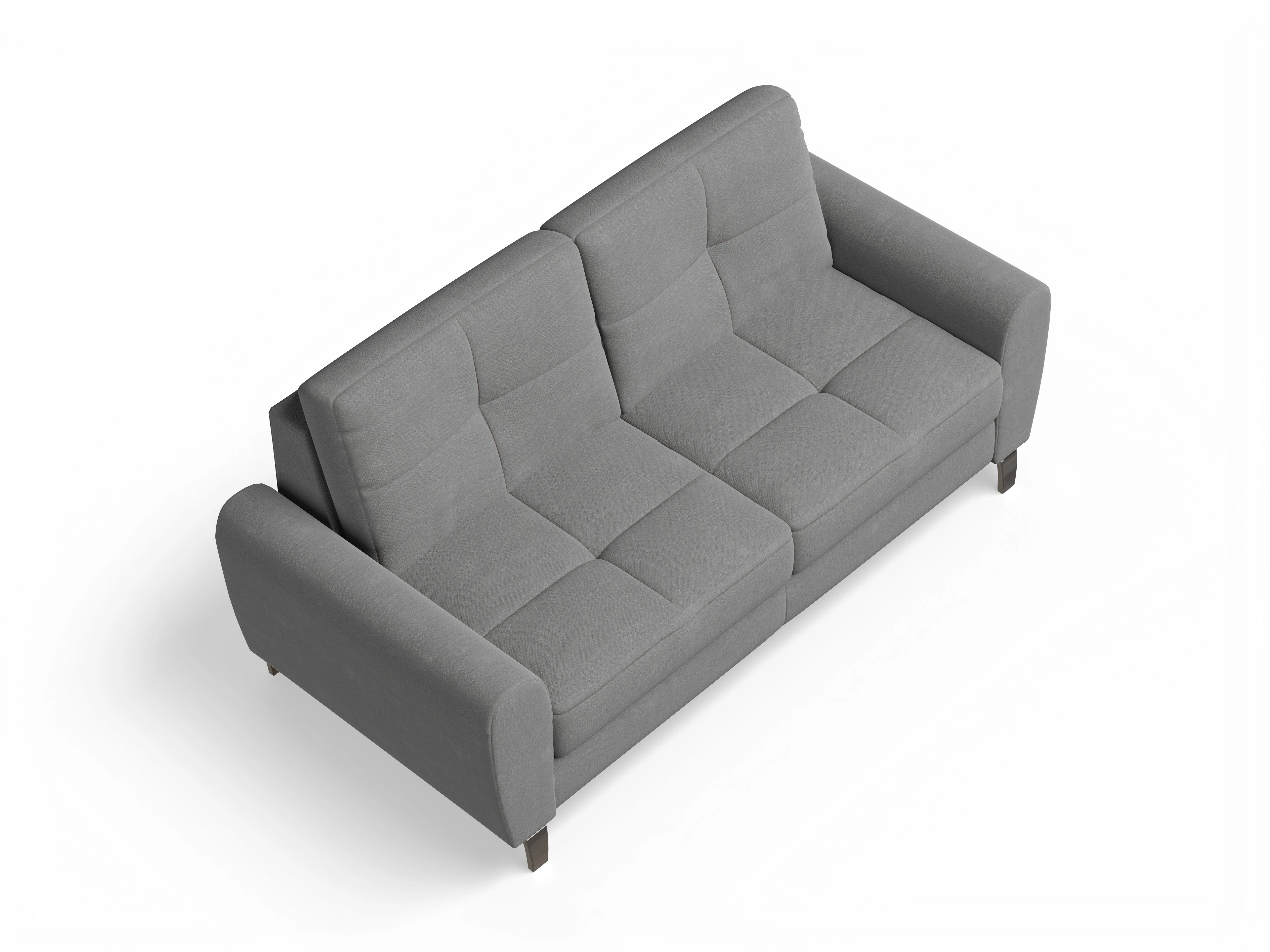 Ansicht des Produktes Valona 3-Sitzer Sofa in Stoff Grau