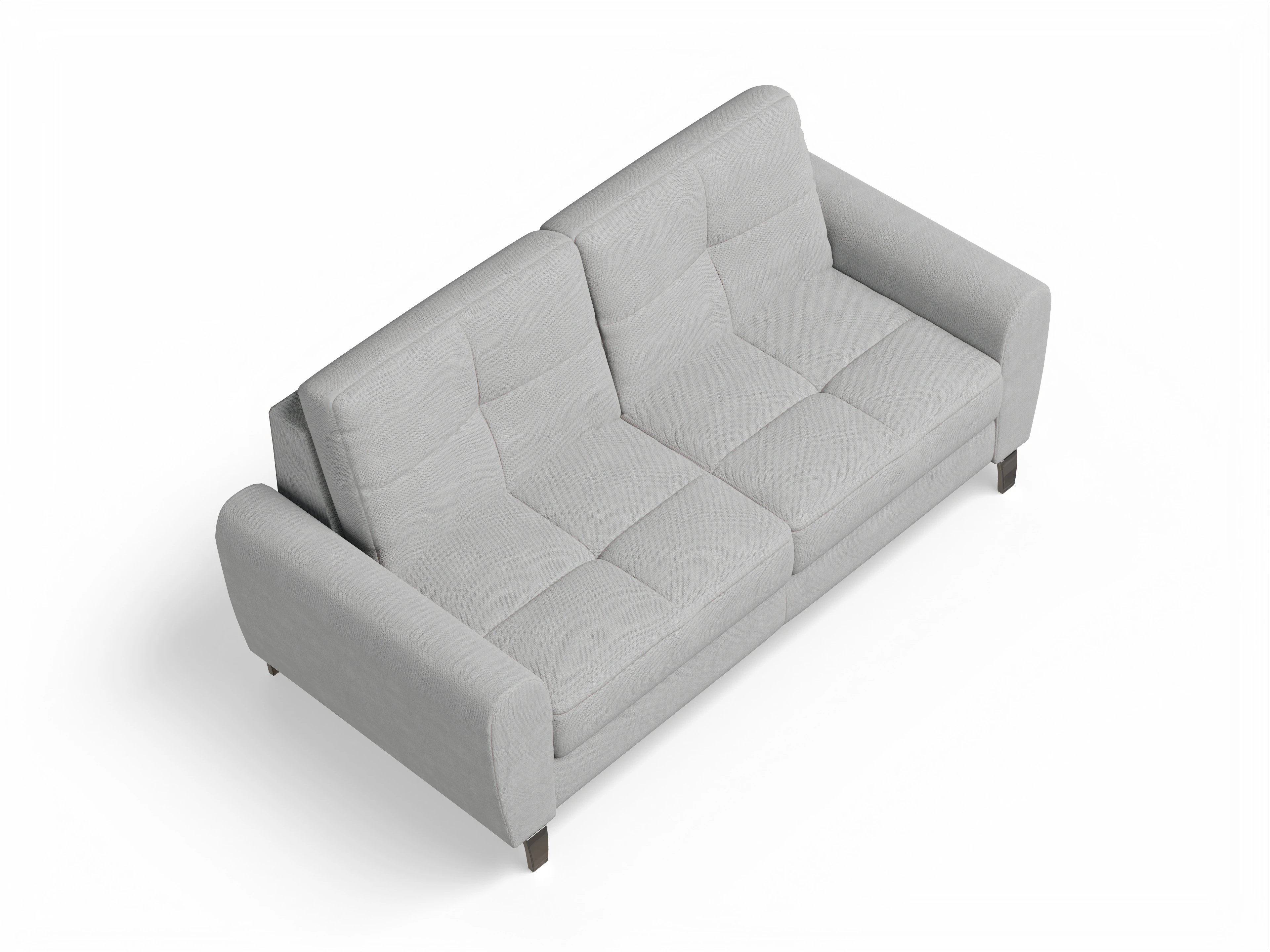 Ansicht des Produktes Valona 3-Sitzer Sofa in Stoff Grau