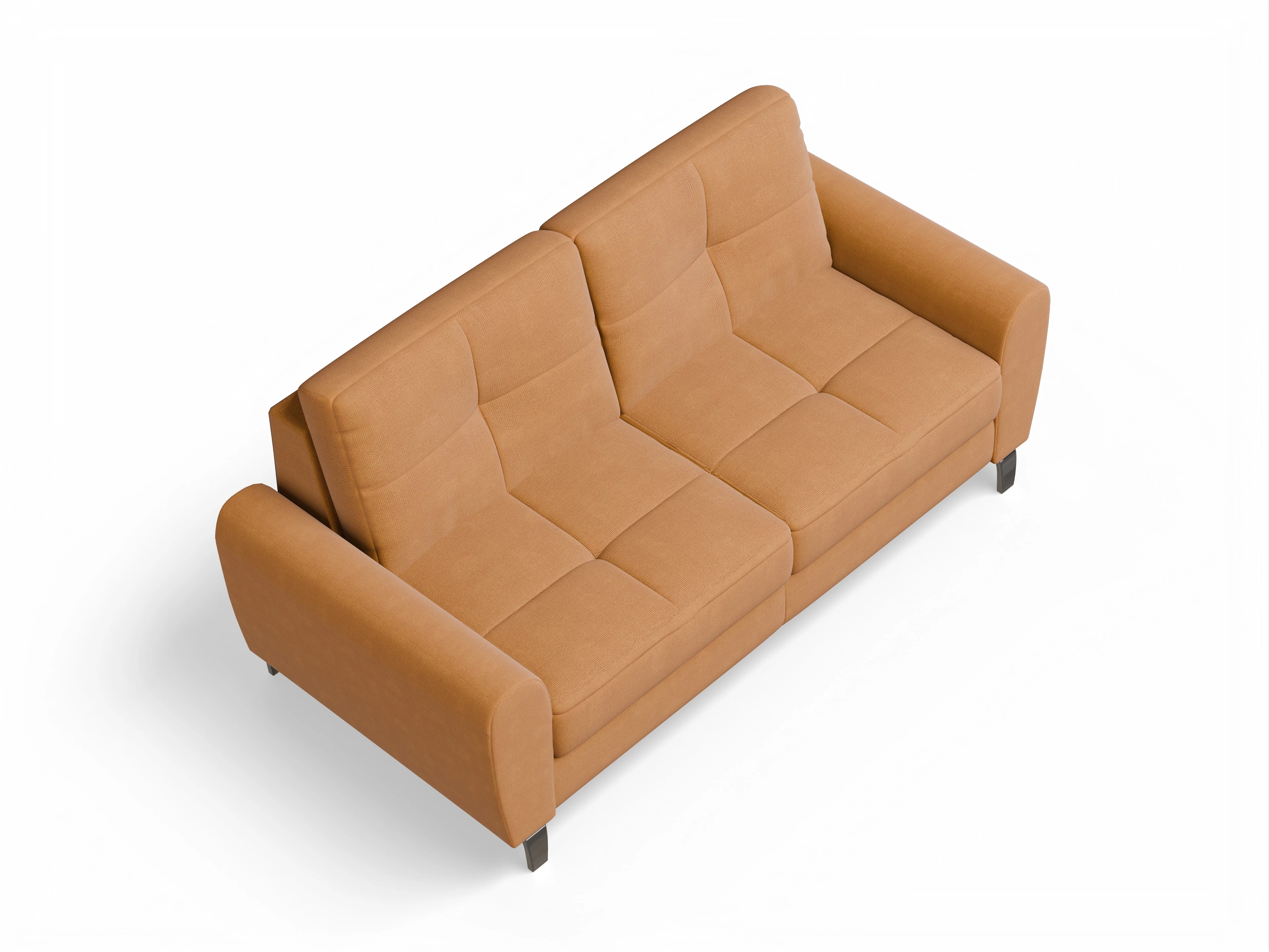 Valona 3-Sitzer Sofa Ansicht des Produktes Valona 3-Sitzer Sofa in Stoff Gelb