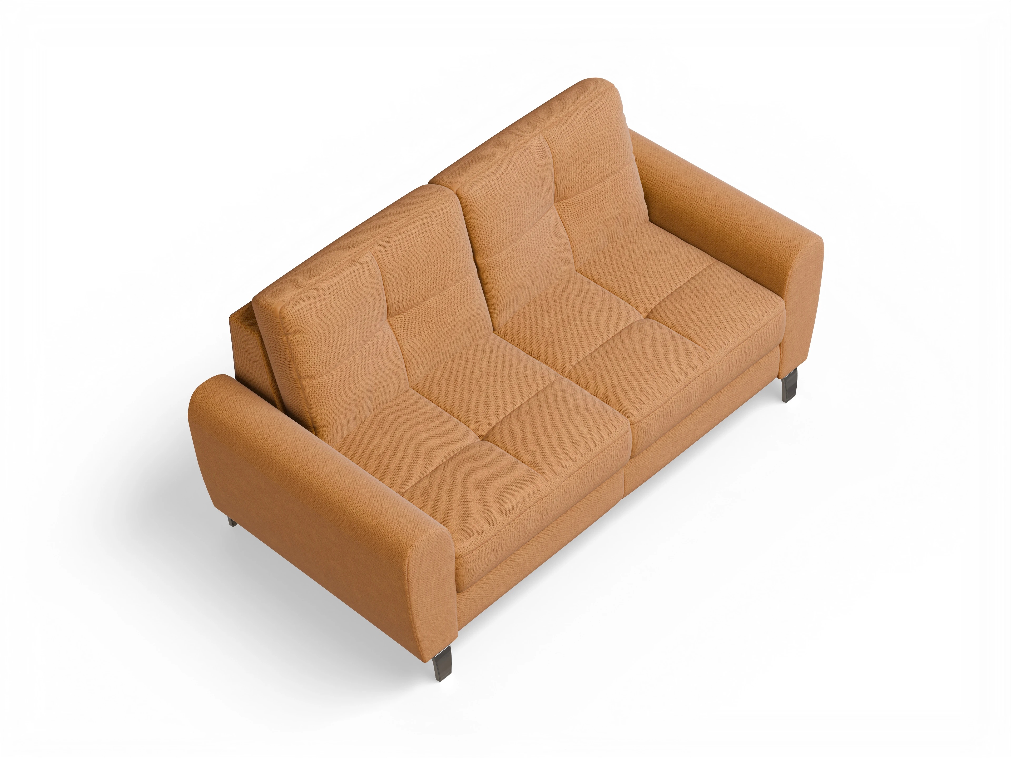 Ansicht des Produktes Valona 2,5-Sitzer Sofa in Stoff Gelb