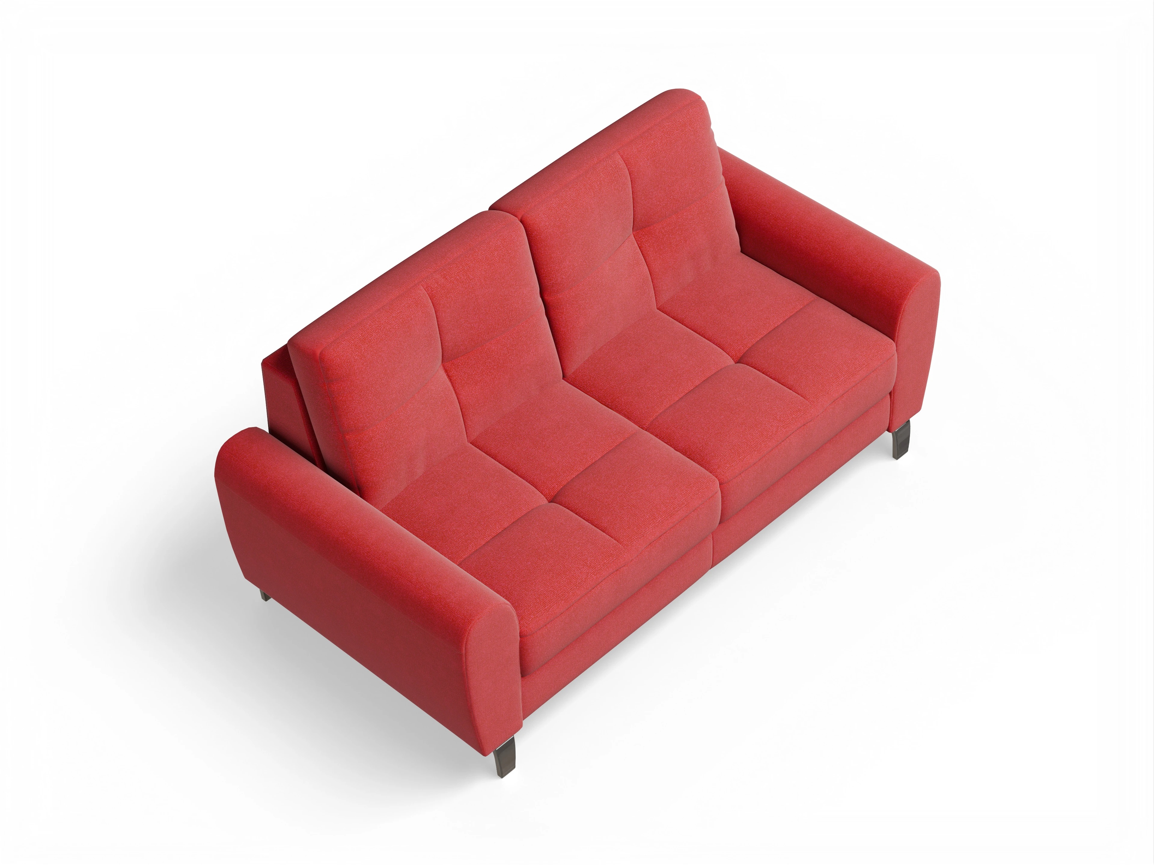 Ansicht des Produktes Valona 2,5-Sitzer Sofa in Stoff Rot