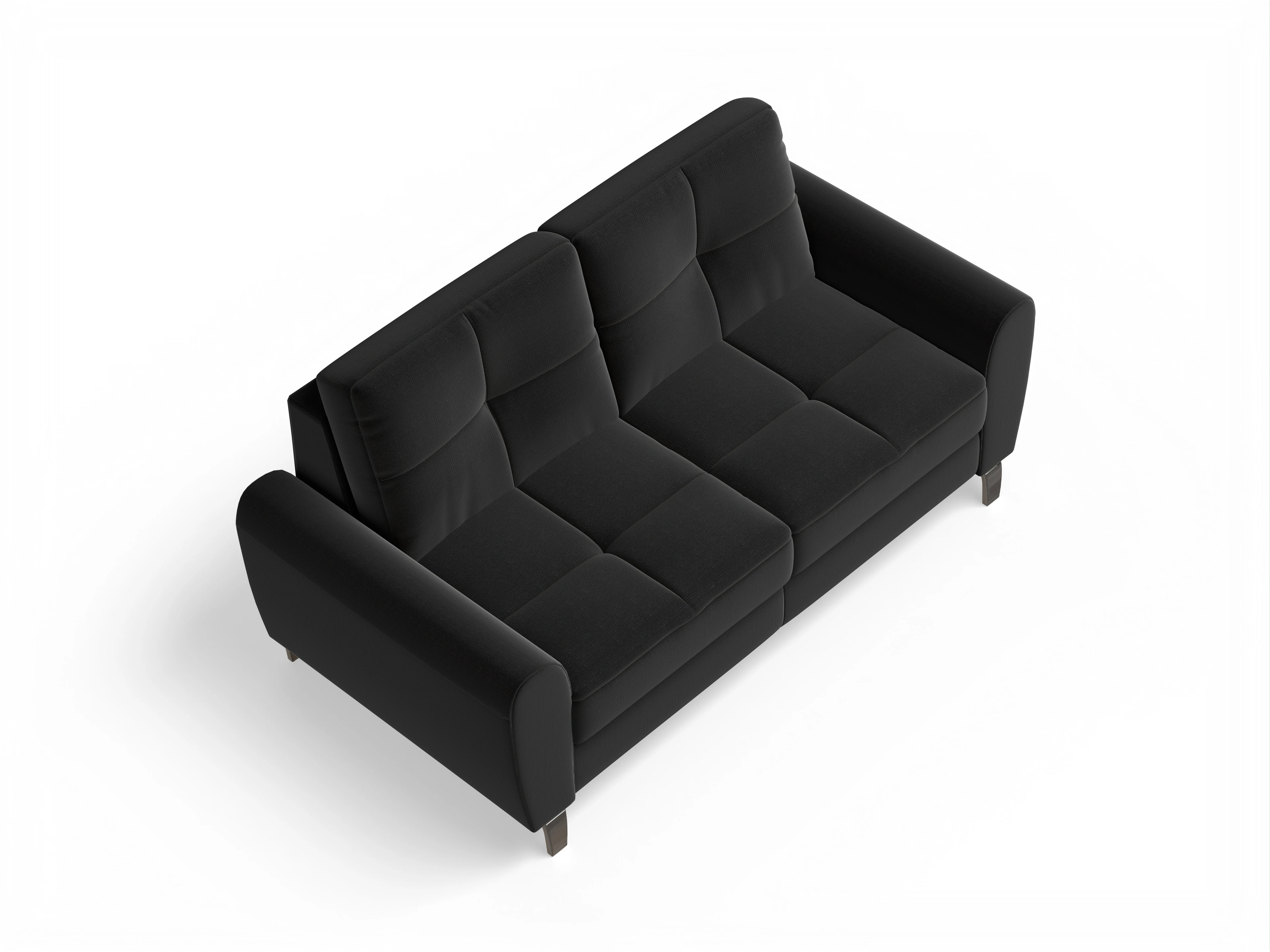 Ansicht des Produktes Valona 2,5-Sitzer Sofa in Stoff Schwarz
