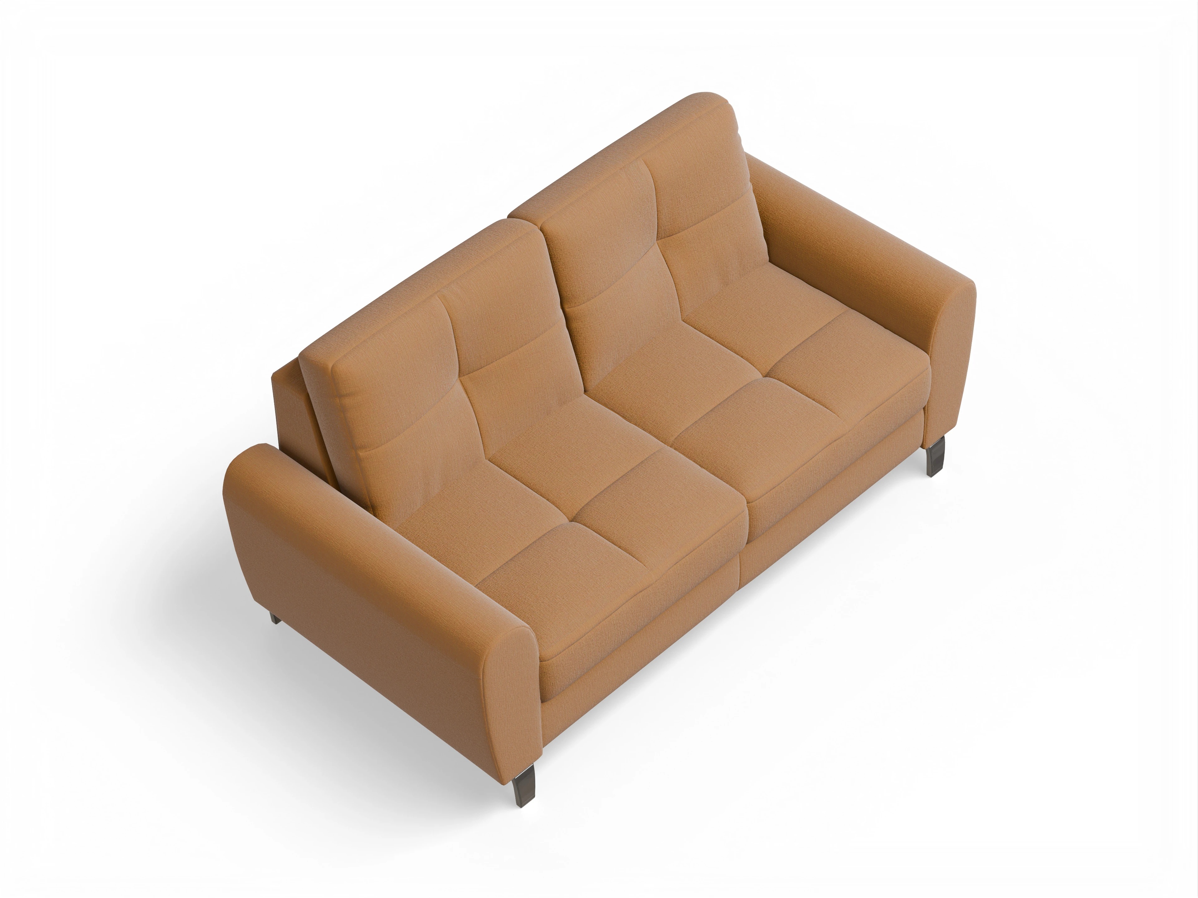 Ansicht des Produktes Valona 2,5-Sitzer Sofa in Stoff Orange
