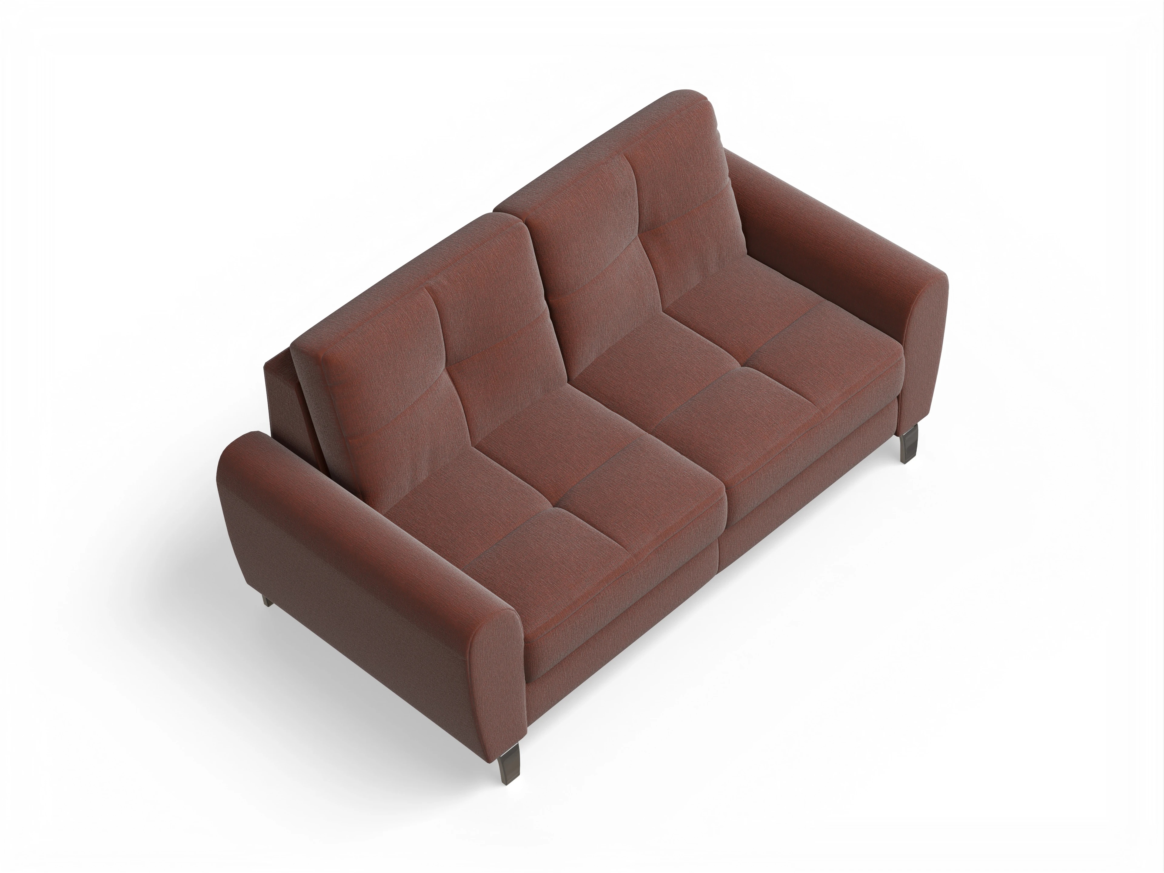 Ansicht des Produktes Valona 2,5-Sitzer Sofa in Stoff Orange