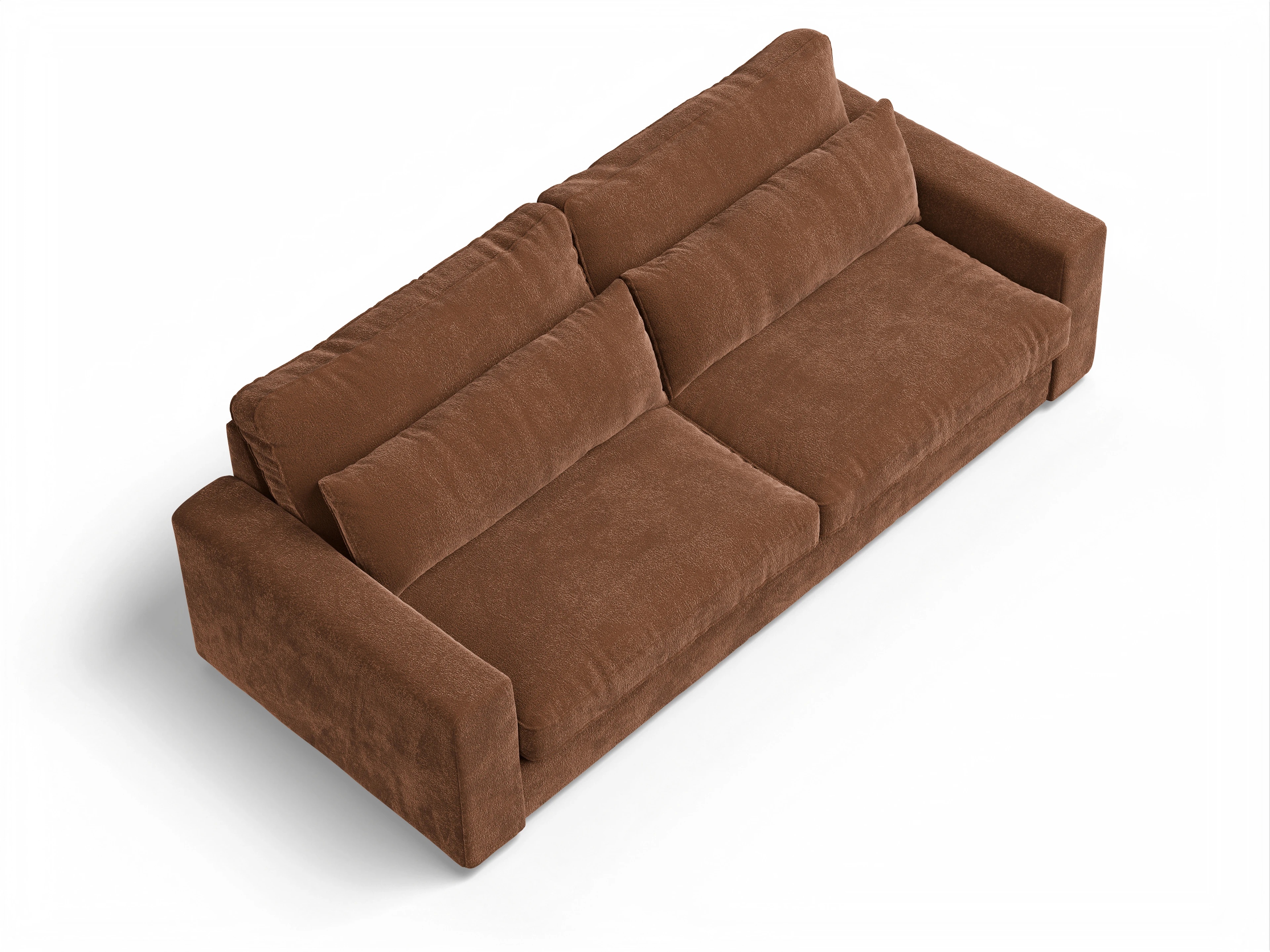 Lexia 3-Sitzer Sofa Ansicht des Produktes Lexia 3-Sitzer Sofa in Stoff Orange