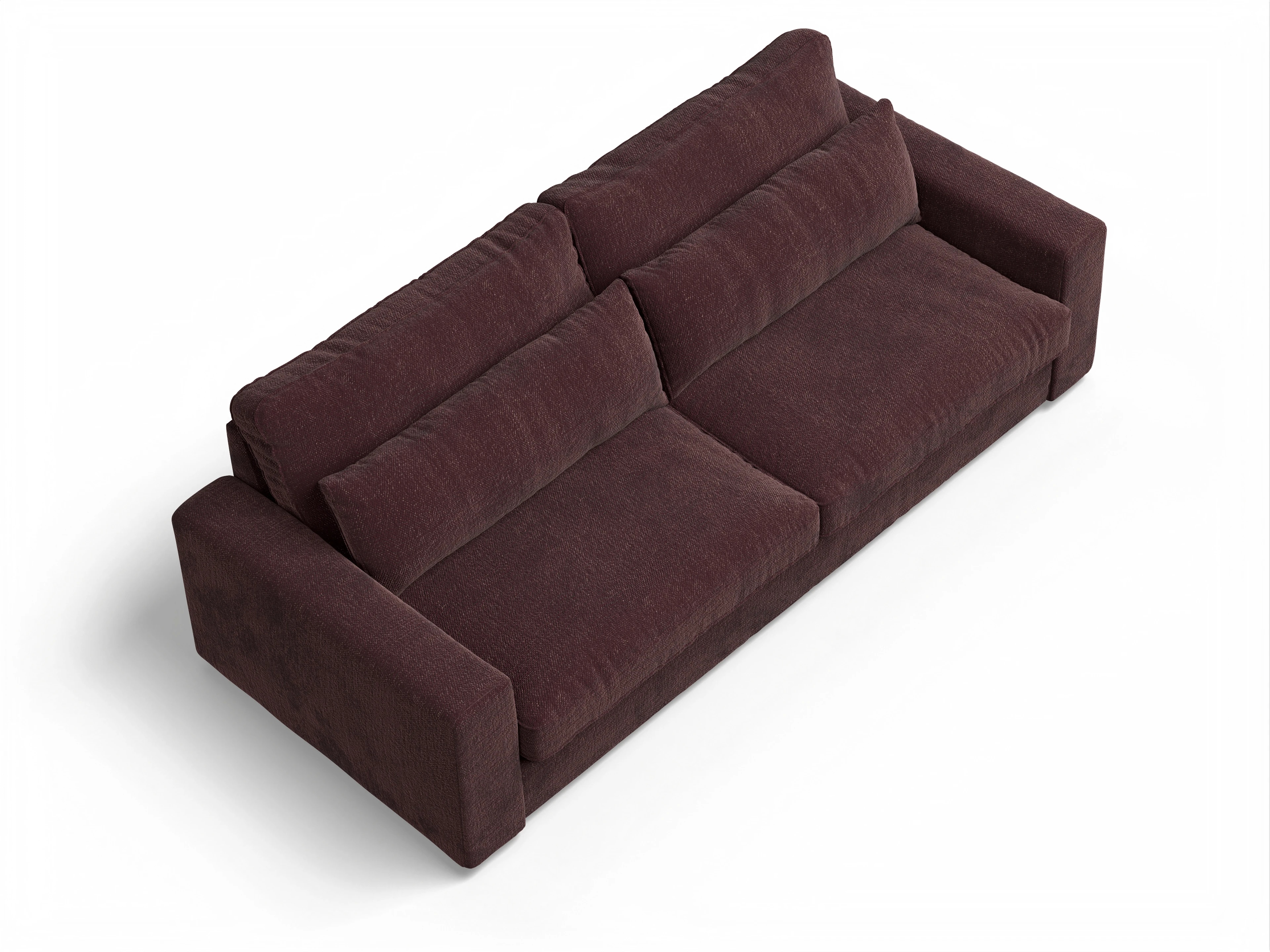 Lexia 3-Sitzer Sofa Ansicht des Produktes Lexia 3-Sitzer Sofa in Stoff Rot