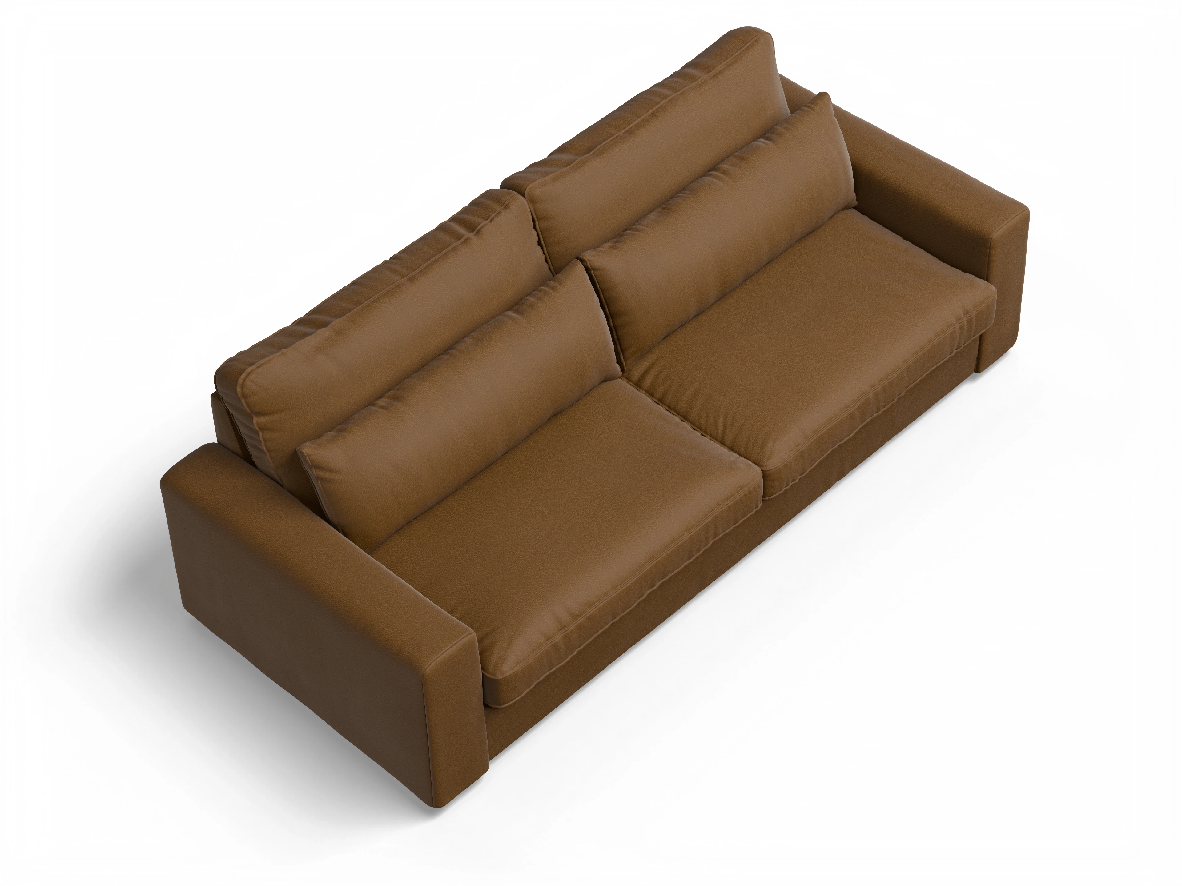 Lexia 3-Sitzer Sofa Ansicht des Produktes Lexia 3-Sitzer Sofa in Stoff Braun