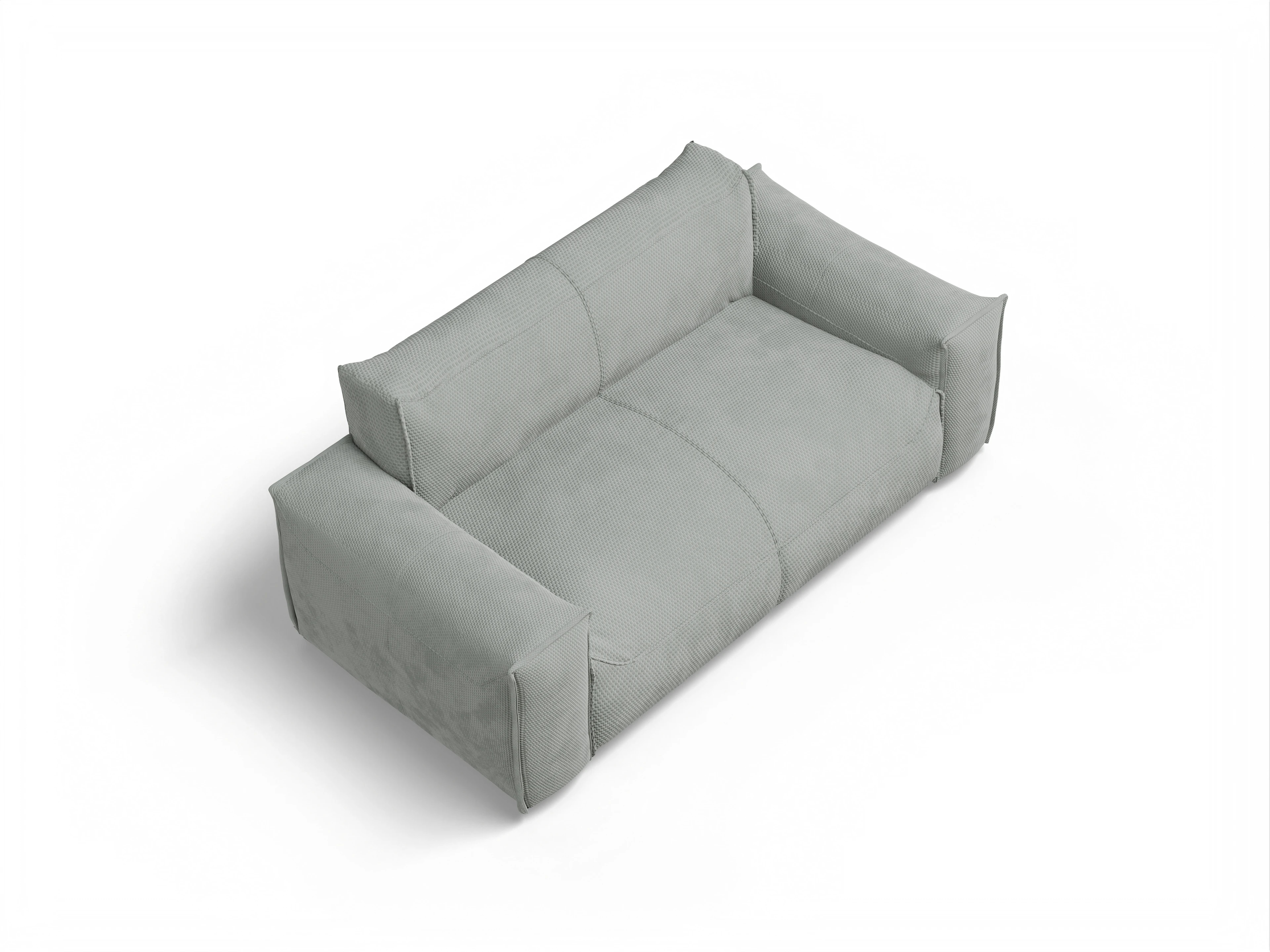 Ansicht des Produktes Zenon 2,5-Sitzer Sofa in Stoff Grau