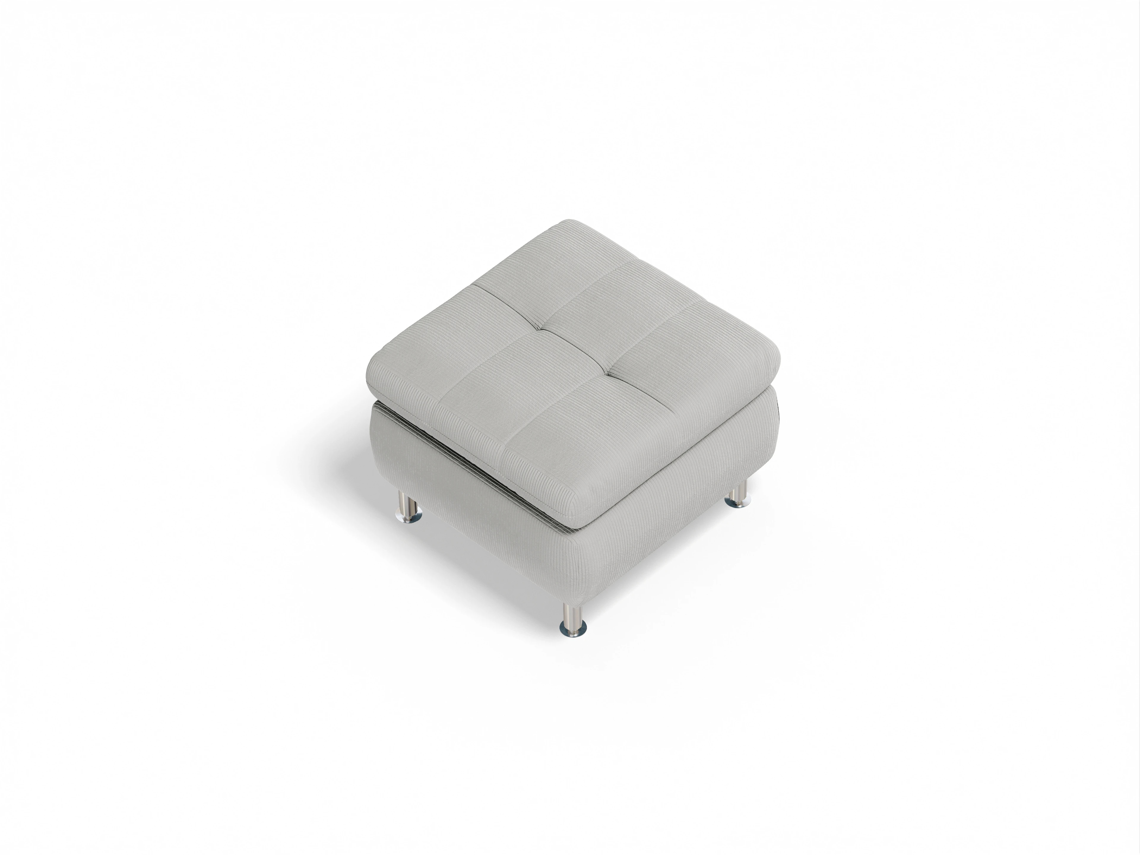 Ansicht des Produktes SC Smart 1064 Hocker in Stoff Grau