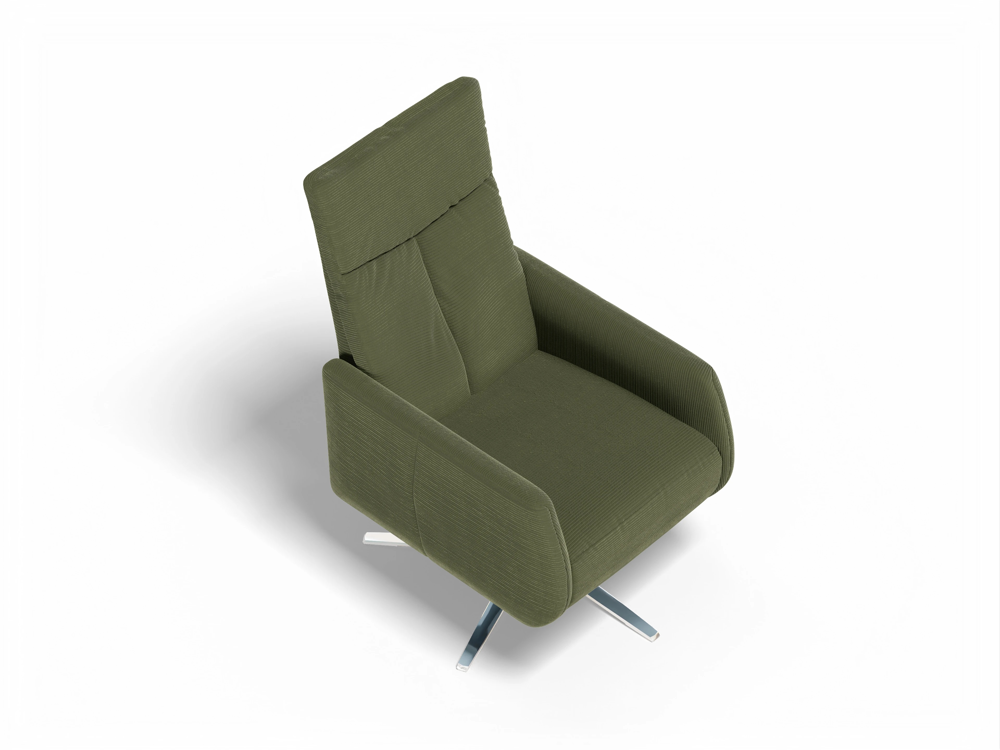 Relaxsessel Movie M Sitzhöhe 48cm Ansicht des Produktes Movie Relaxsessel in Stoff Grün