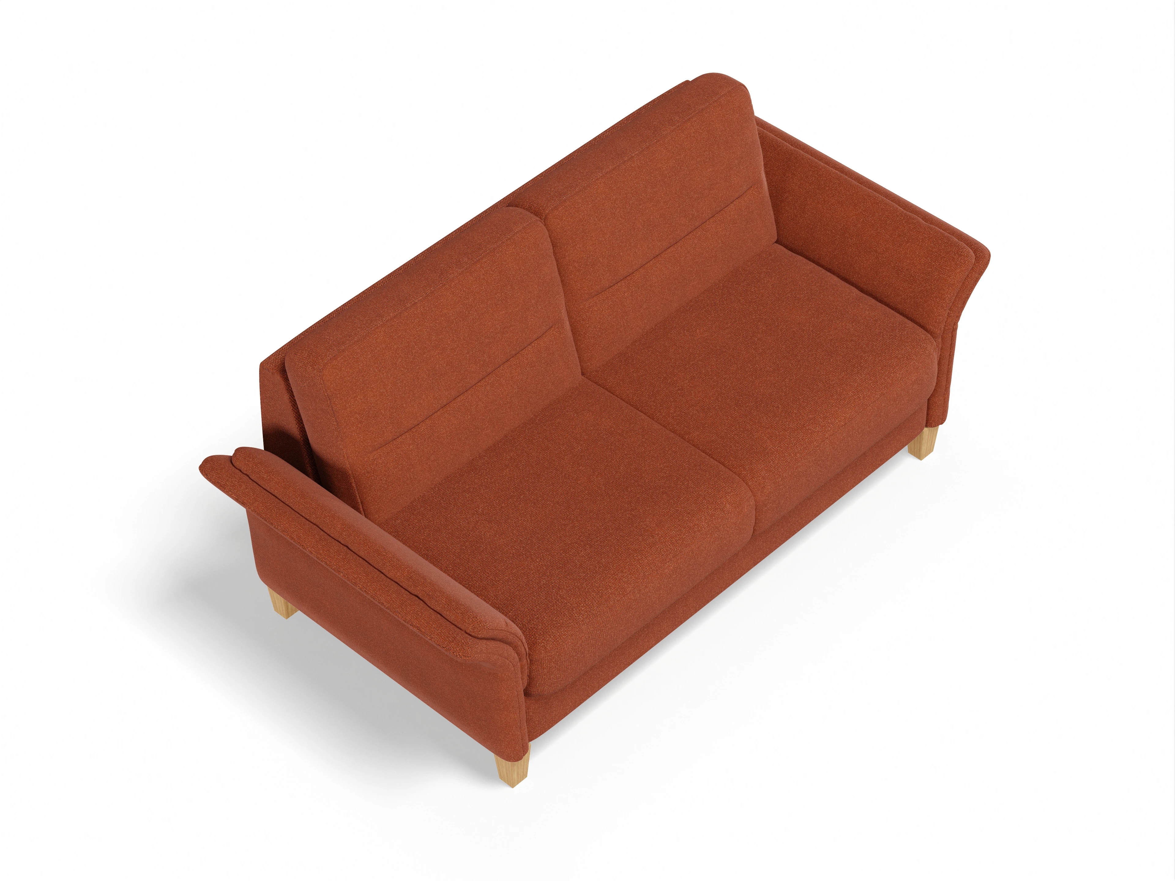 Ansicht des Produktes Warna 2-Sitzer Sofa in Stoff Rot