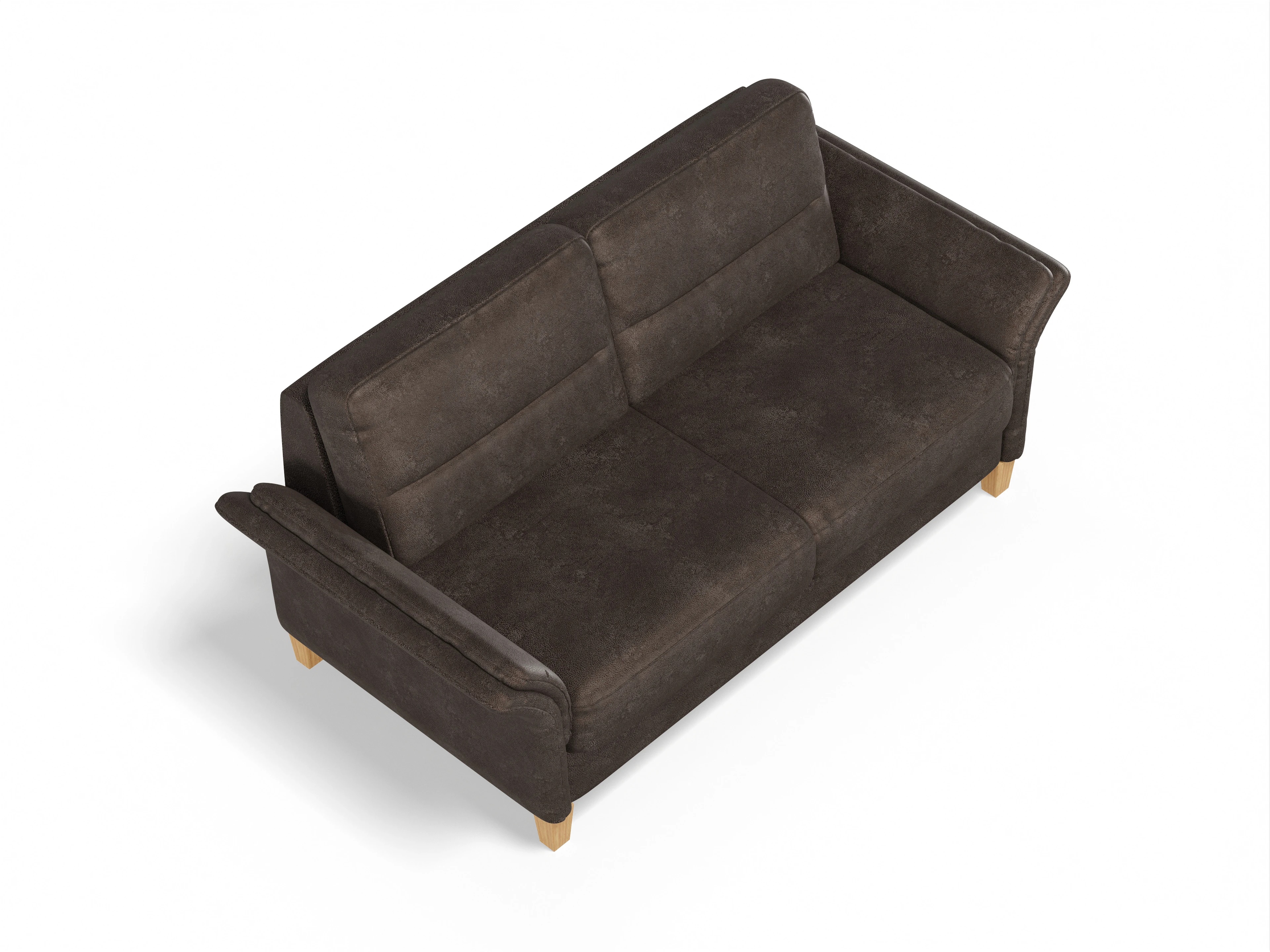 Ansicht des Produktes Warna 2-Sitzer Sofa in Stoff Braun
