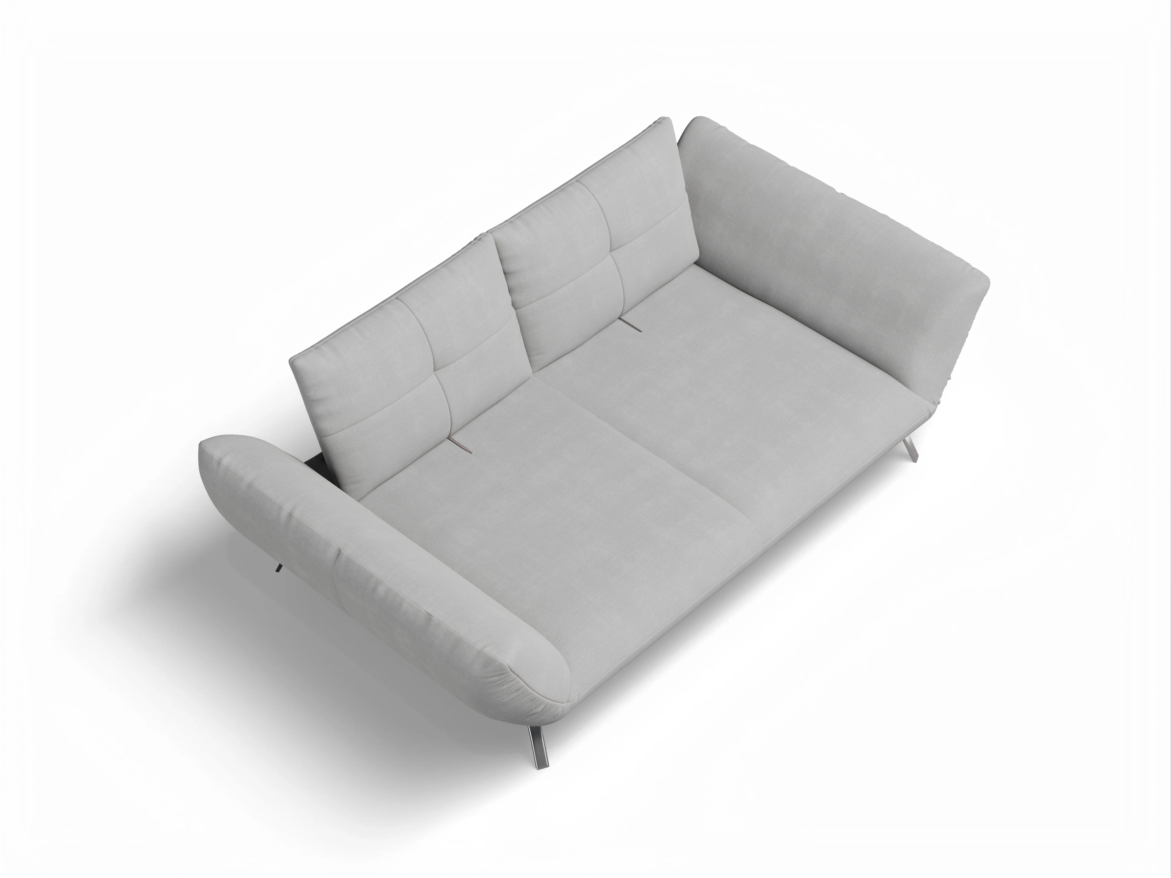 Ansicht des Produktes Dubai 3-Sitzer Sofa in Stoff Grau