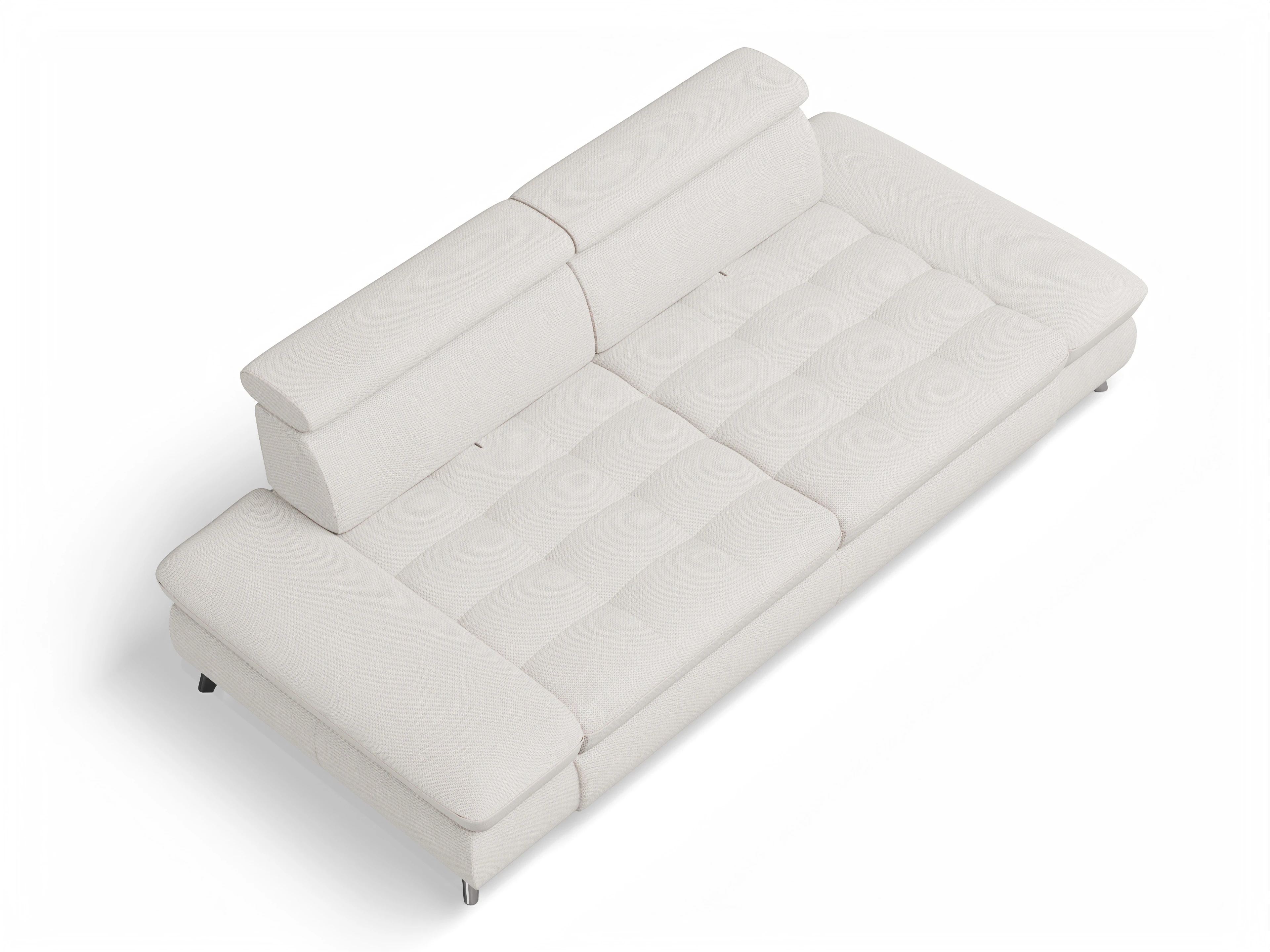 Ansicht des Produktes Memphis Stoff 3-Sitzer Sofa in Stoff Beige