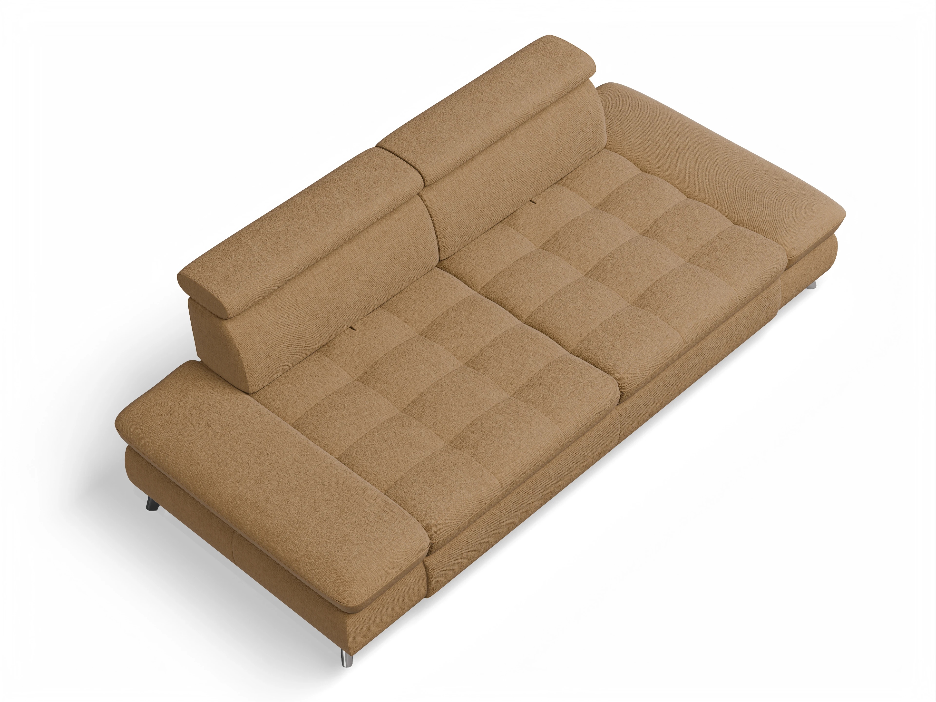 Ansicht des Produktes Memphis Stoff 3-Sitzer Sofa in Stoff Orange