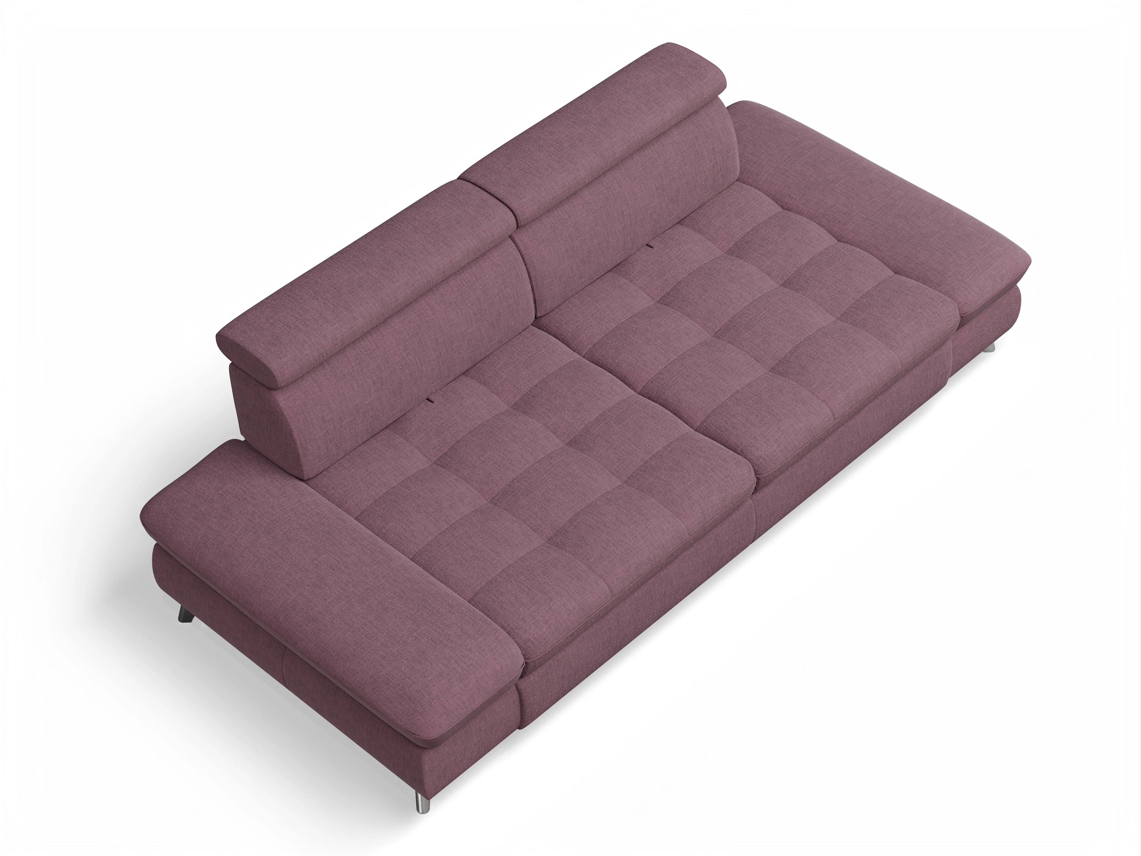 Ansicht des Produktes Memphis Stoff 3-Sitzer Sofa in Stoff Rot