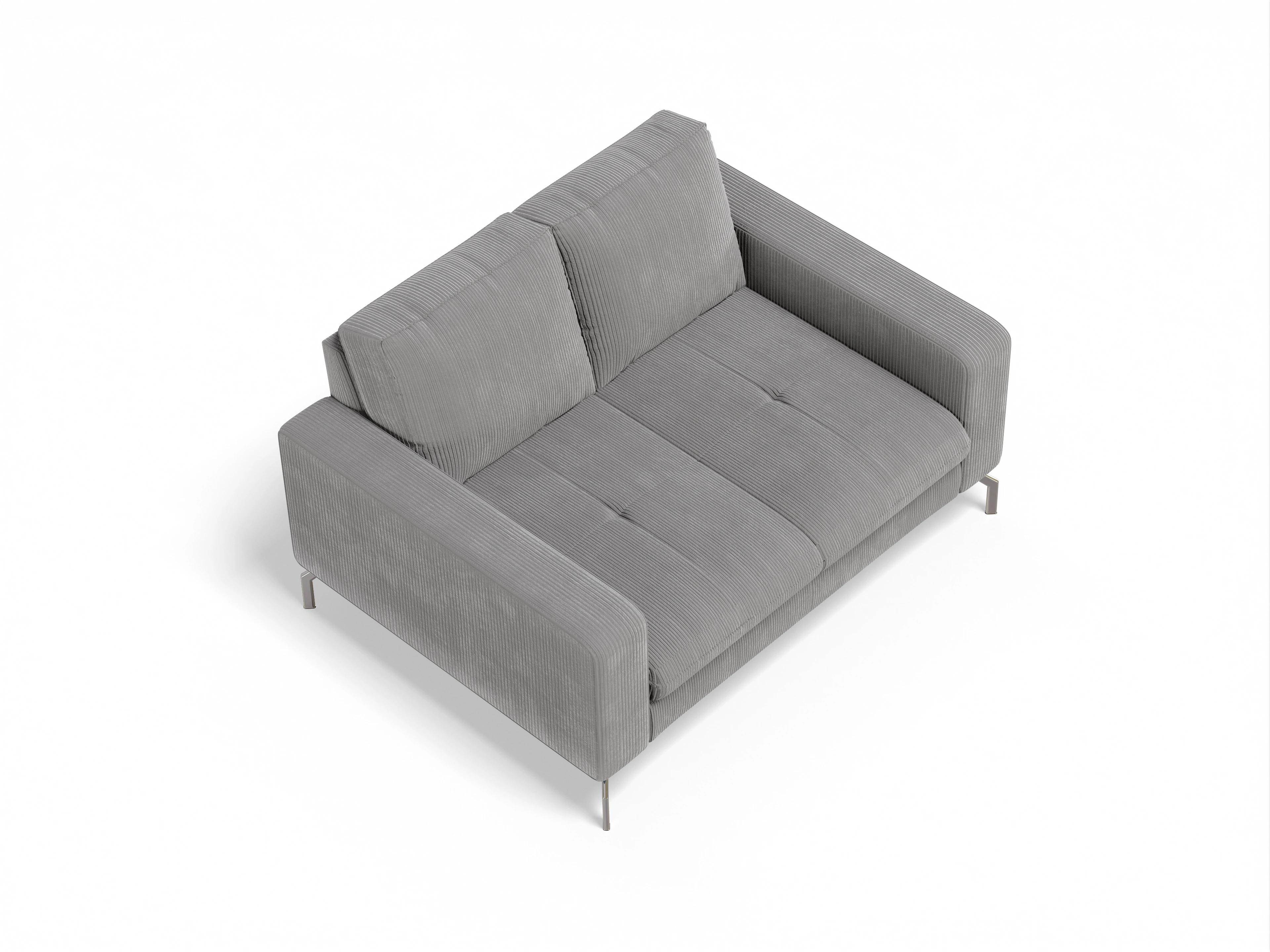 Ansicht des Produktes SC Smart 1075 2-Sitzer Sofa in Stoff Grau