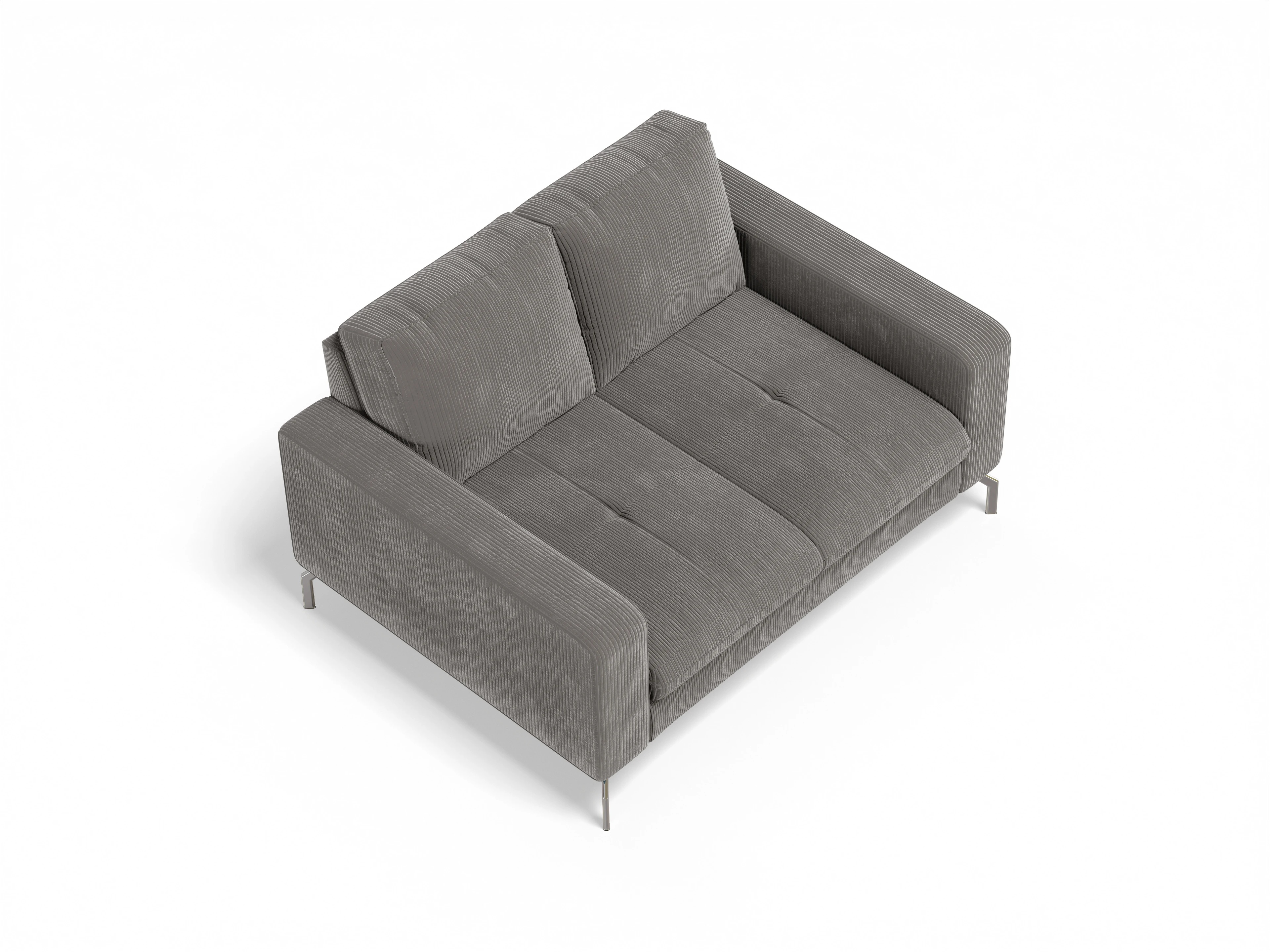 Ansicht des Produktes SC Smart 1075 2-Sitzer Sofa in Stoff Braun