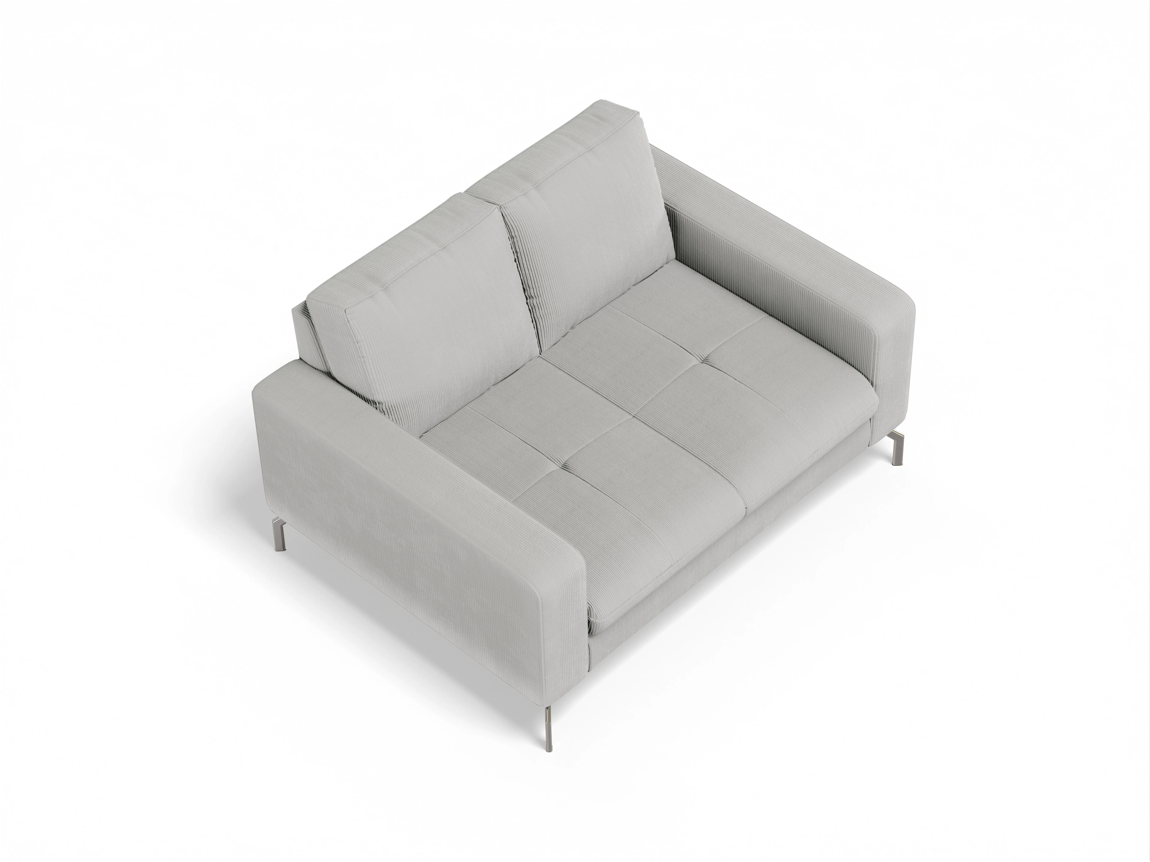 Ansicht des Produktes SC Smart 1075 2-Sitzer Sofa in Stoff Grau