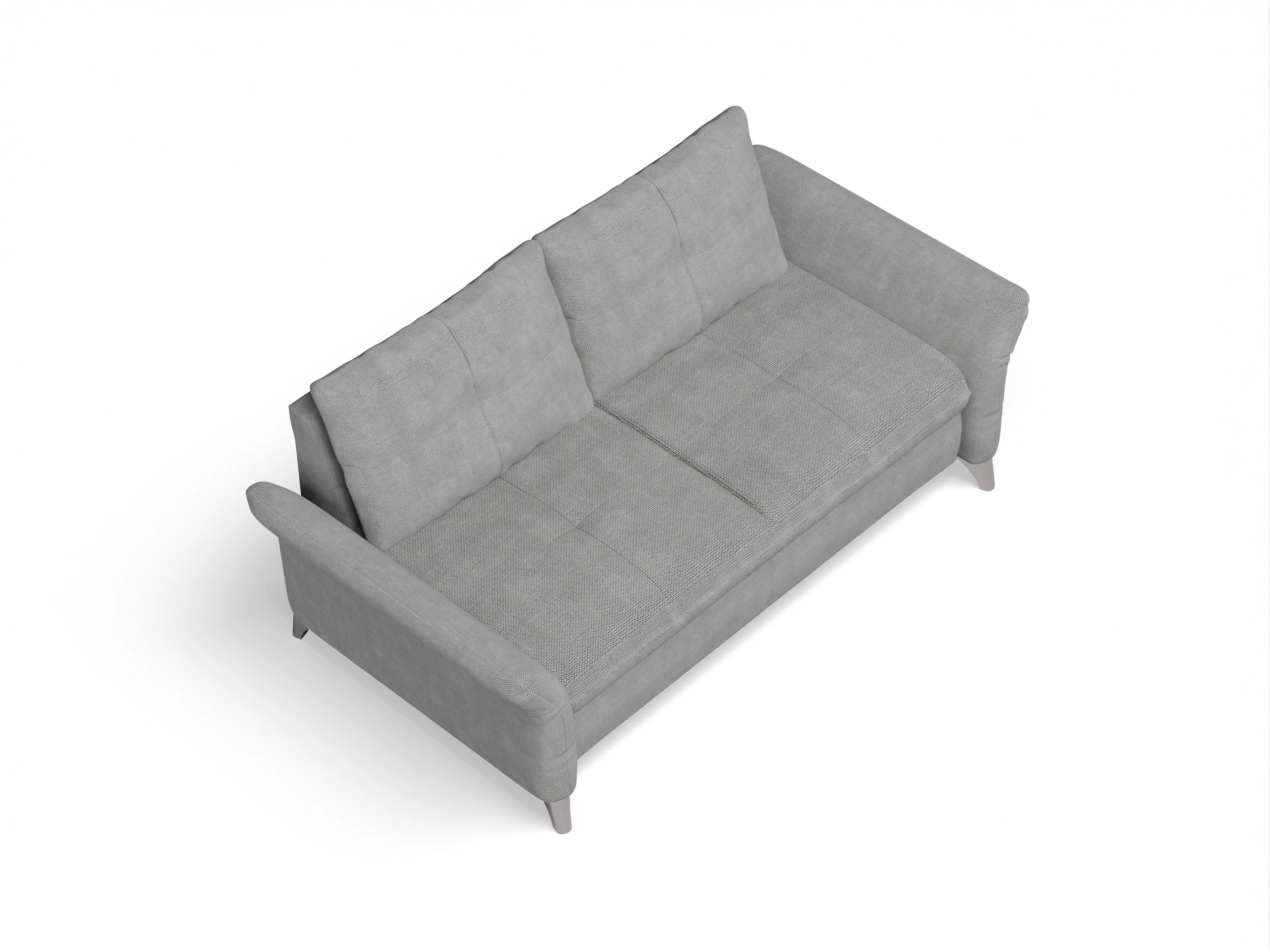 Ansicht des Produktes Georgia 2,5-Sitzer Sofa in Stoff Grau
