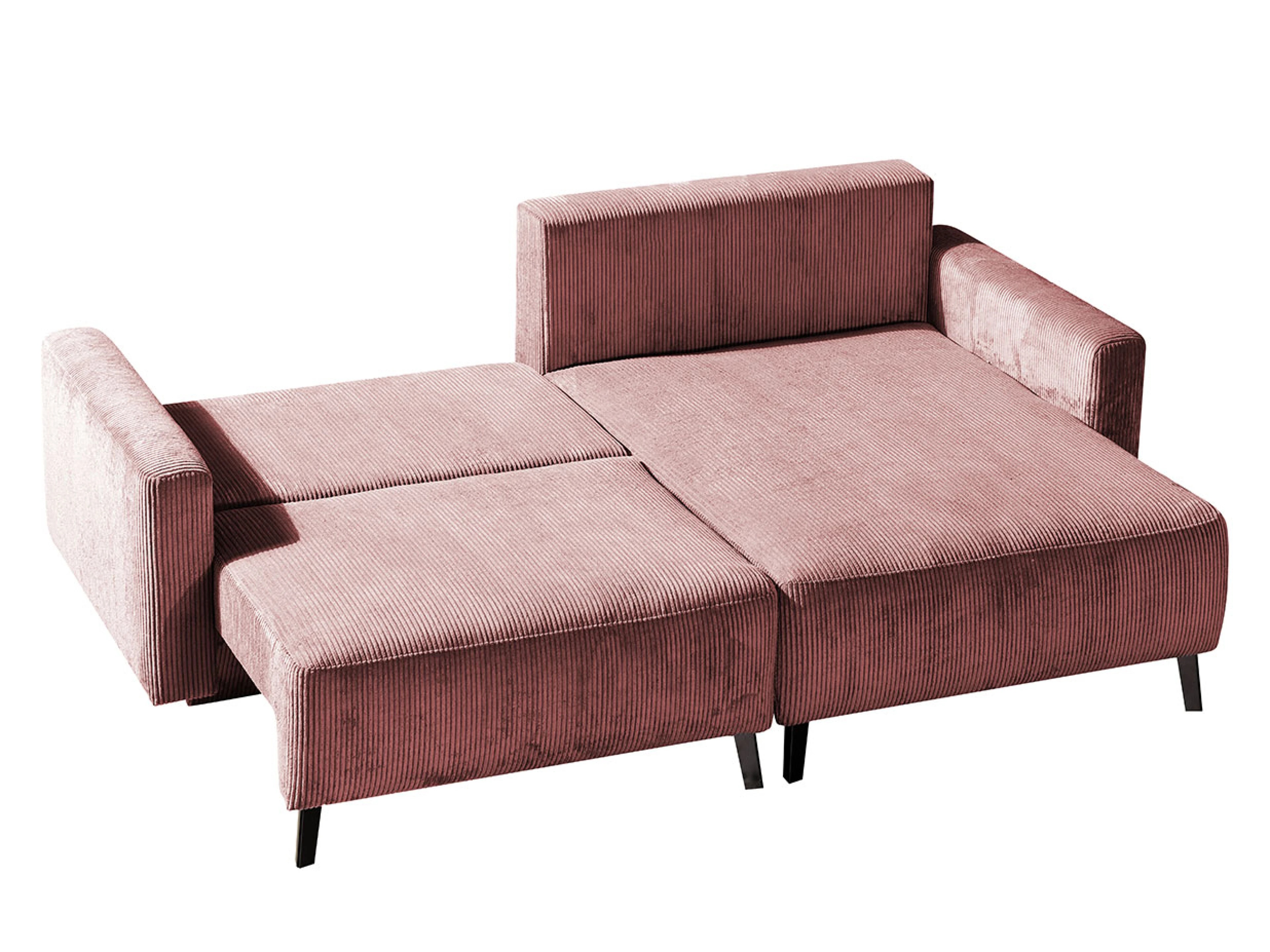 Ansicht des Produktes Hagen Schlafsofa Querschläfer in Stoff Rosa