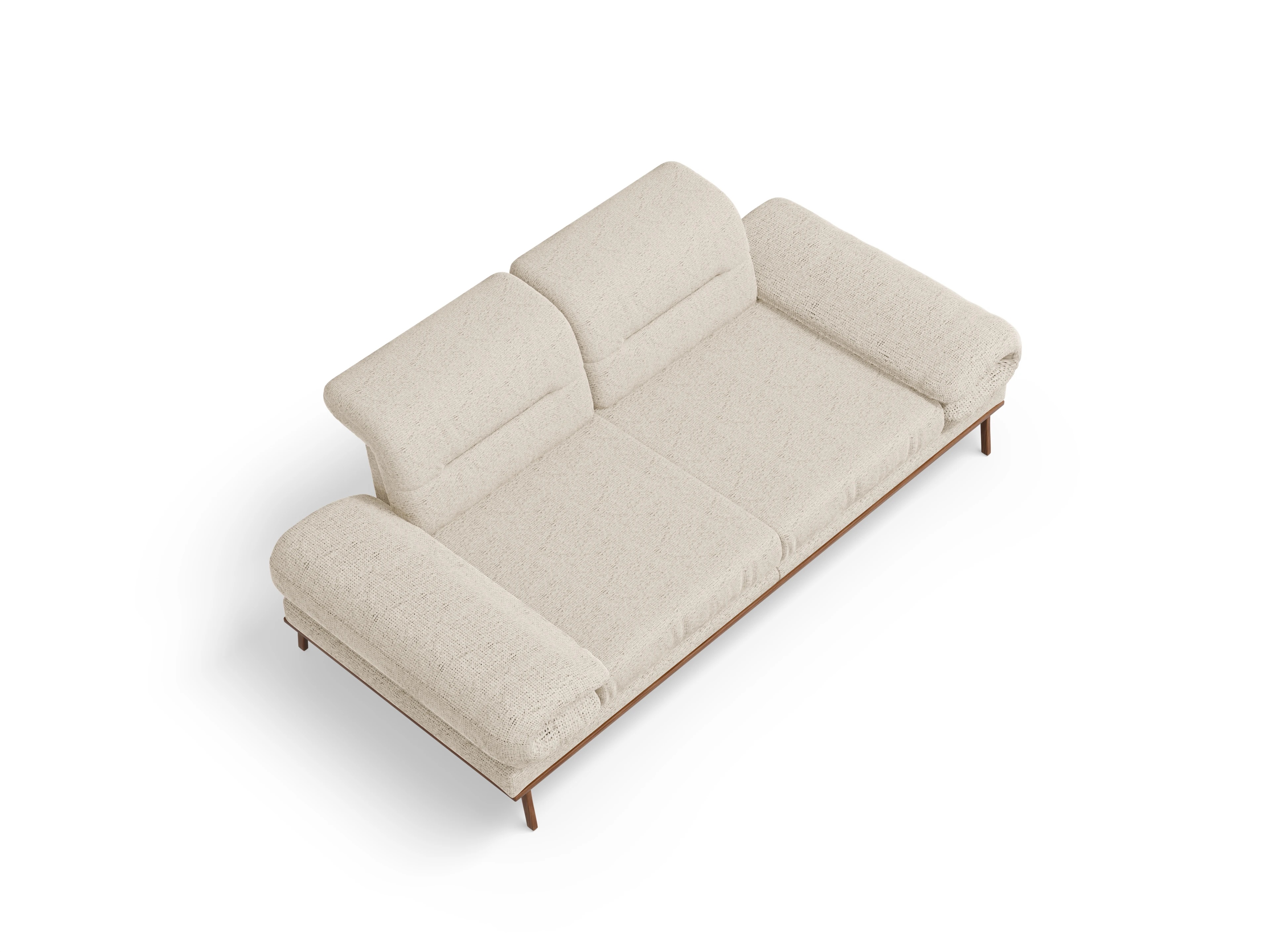 Ansicht des Produktes San Marino 2-Sitzer Sofa in Stoff Beige
