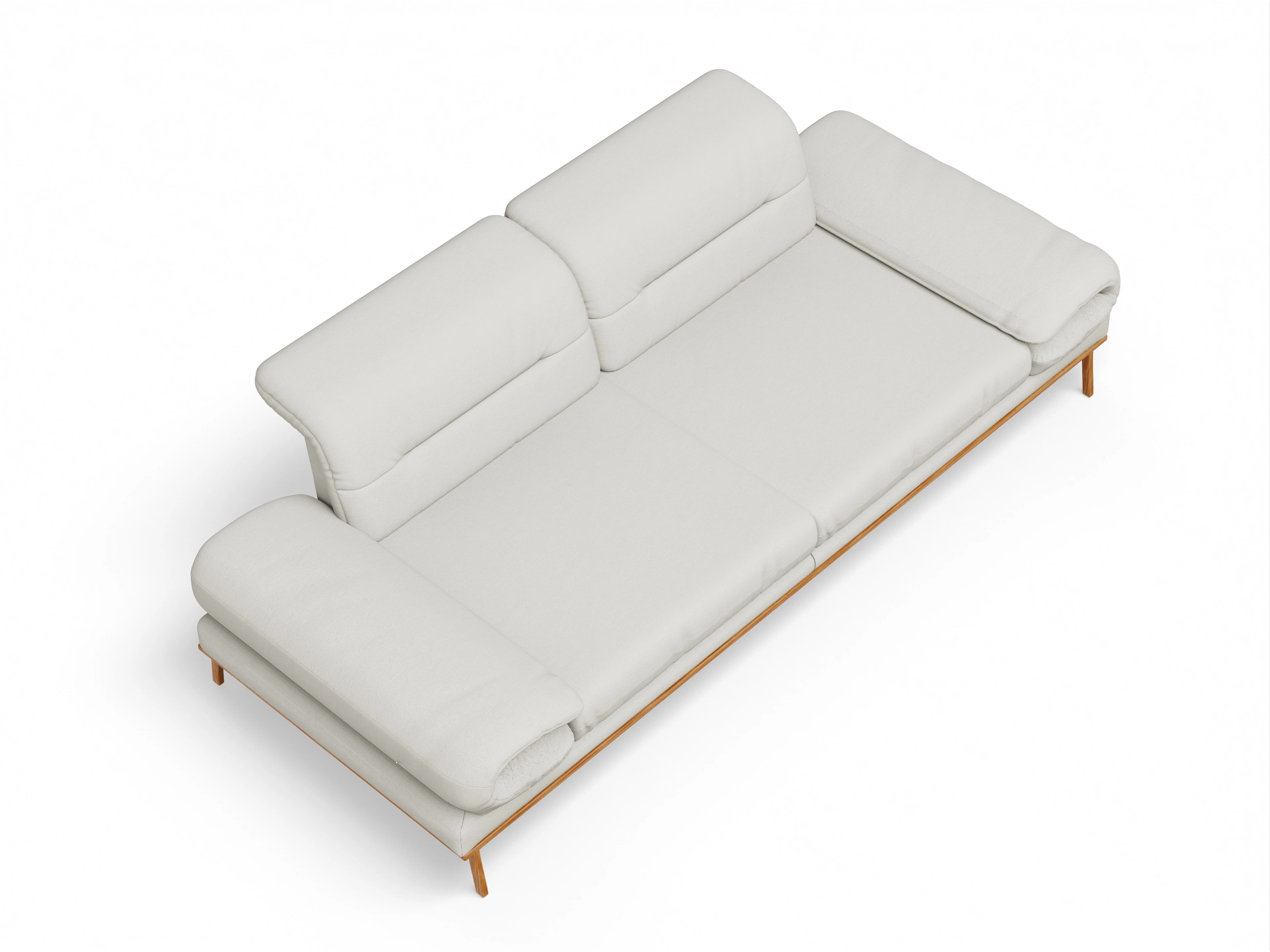 Ansicht des Produktes San Marino 3-Sitzer Sofa in Stoff Beige