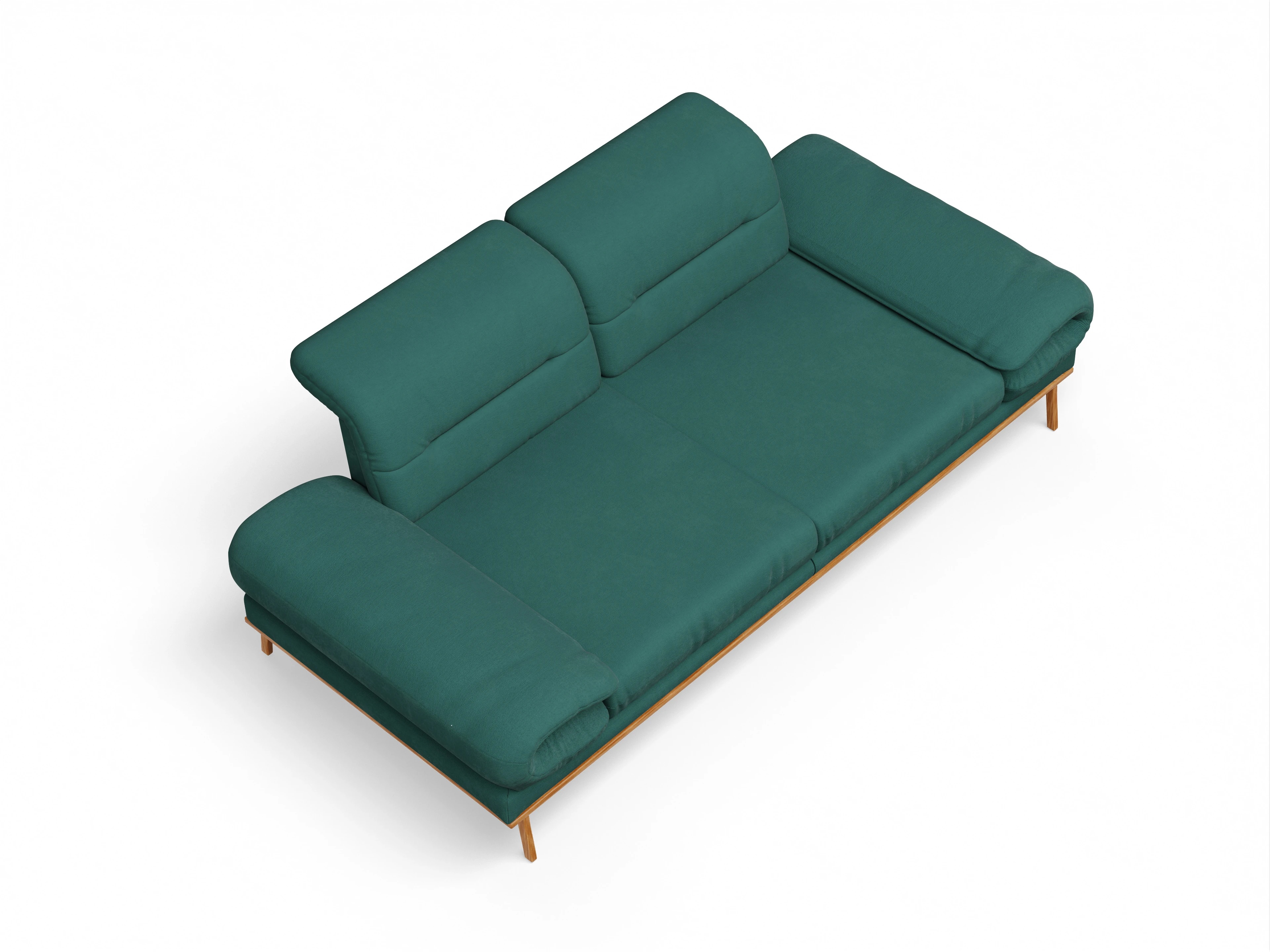 Ansicht des Produktes San Marino 2-Sitzer Sofa in Stoff Grün