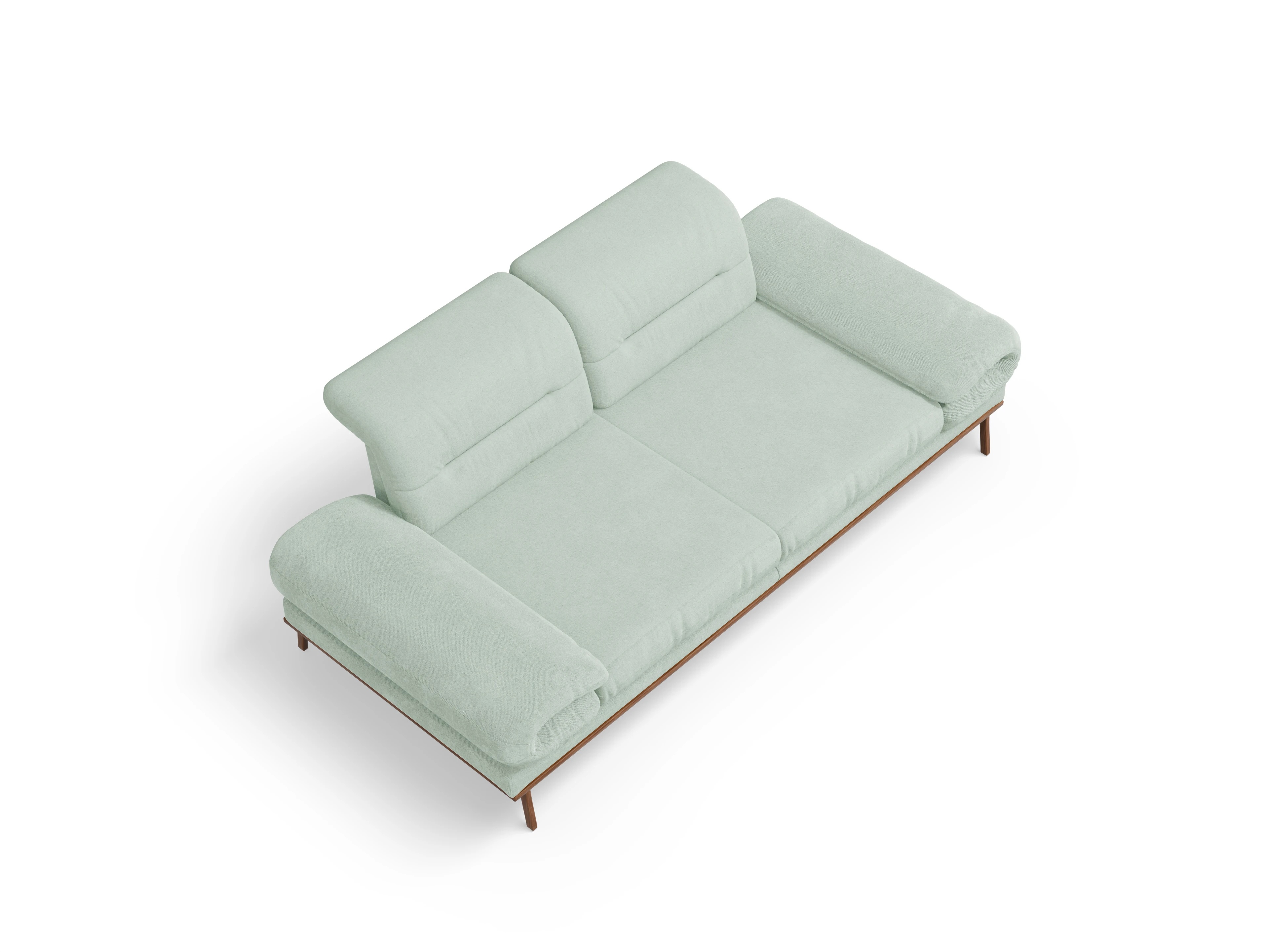 Ansicht des Produktes San Marino 2-Sitzer Sofa in Stoff Grün