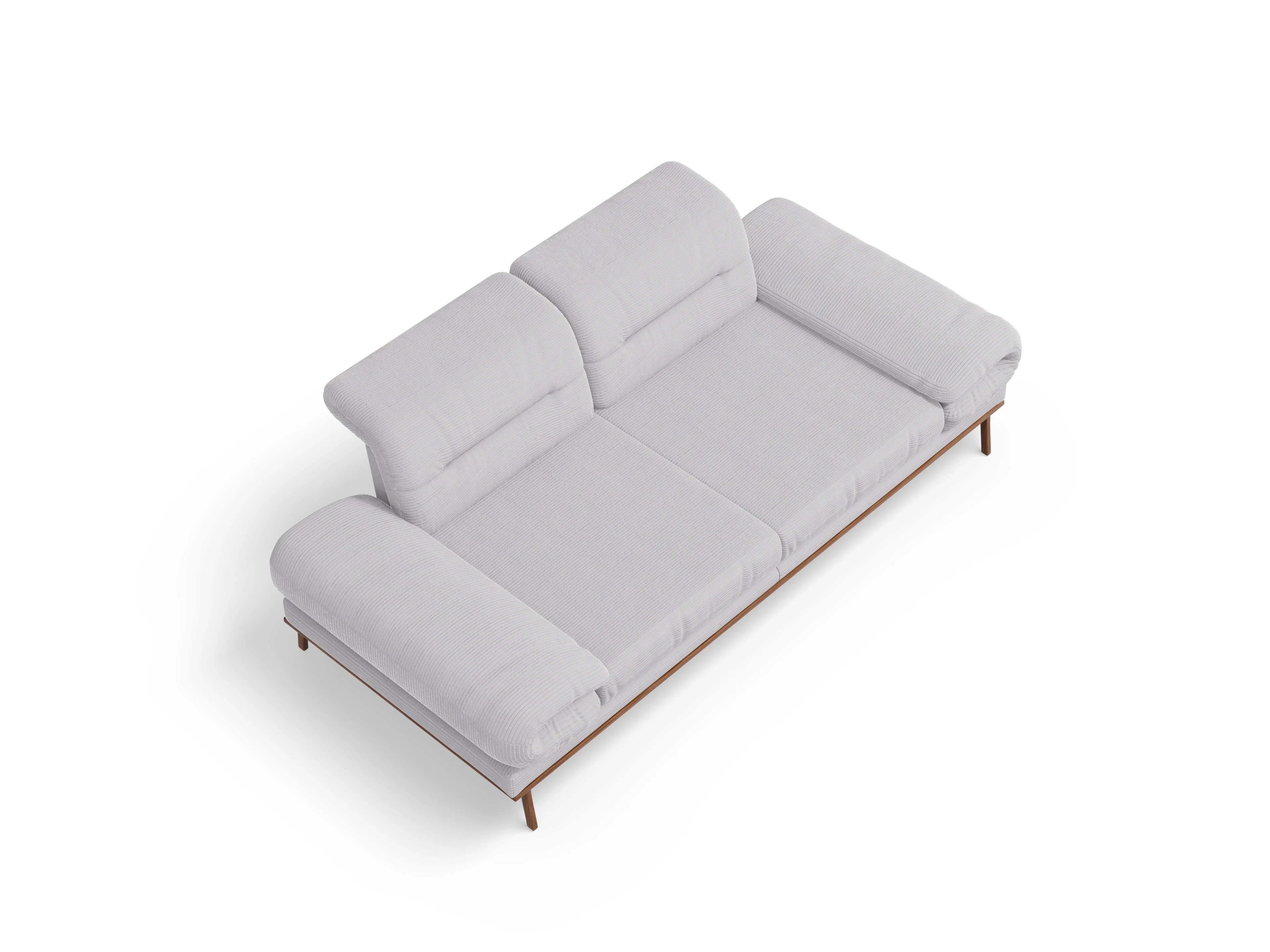 San Marino 2-Sitzer Sofa Ansicht des Produktes San Marino 2-Sitzer Sofa in Stoff Grau