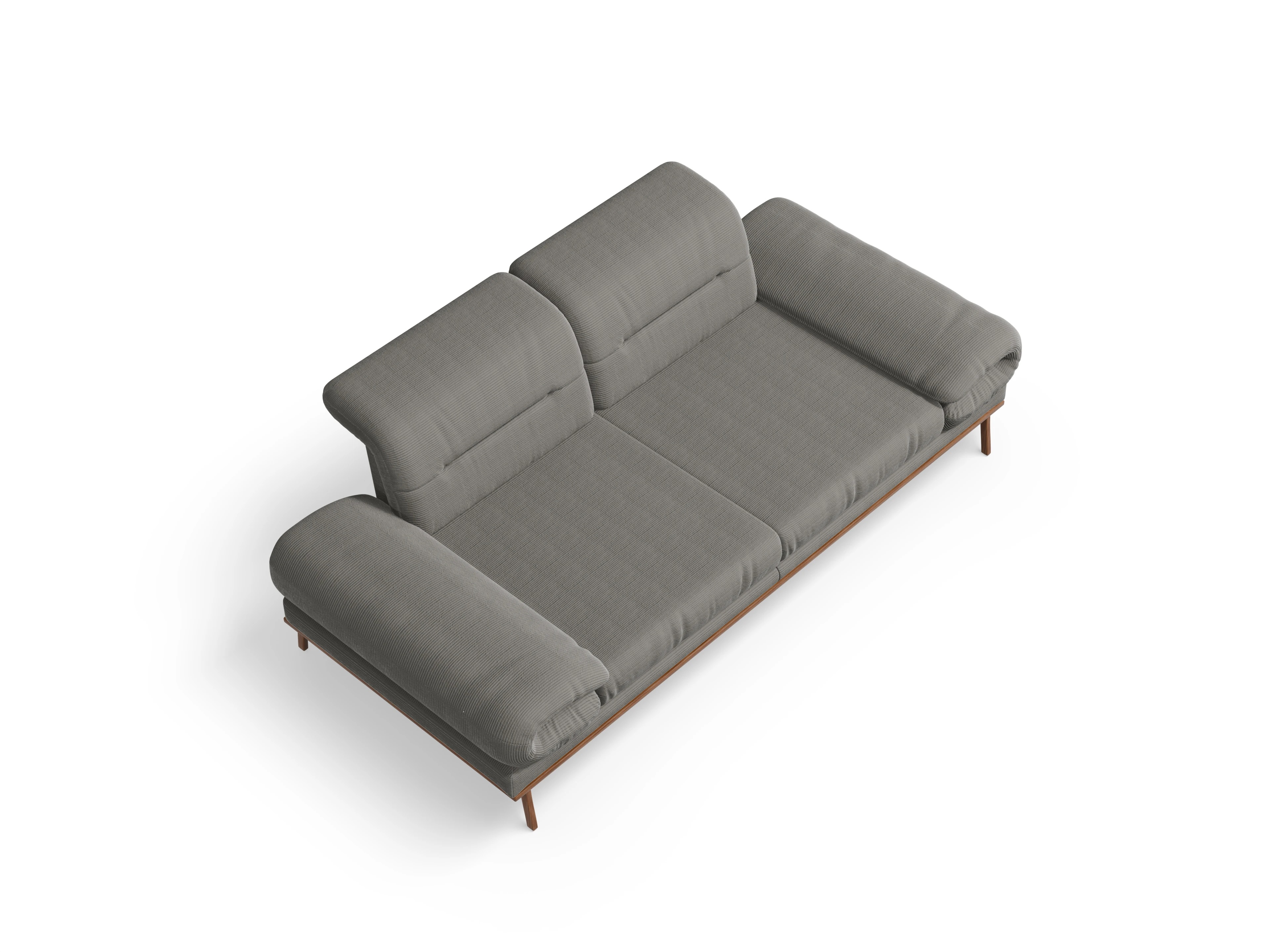 San Marino 2-Sitzer Sofa Ansicht des Produktes San Marino 2-Sitzer Sofa in Stoff Grau