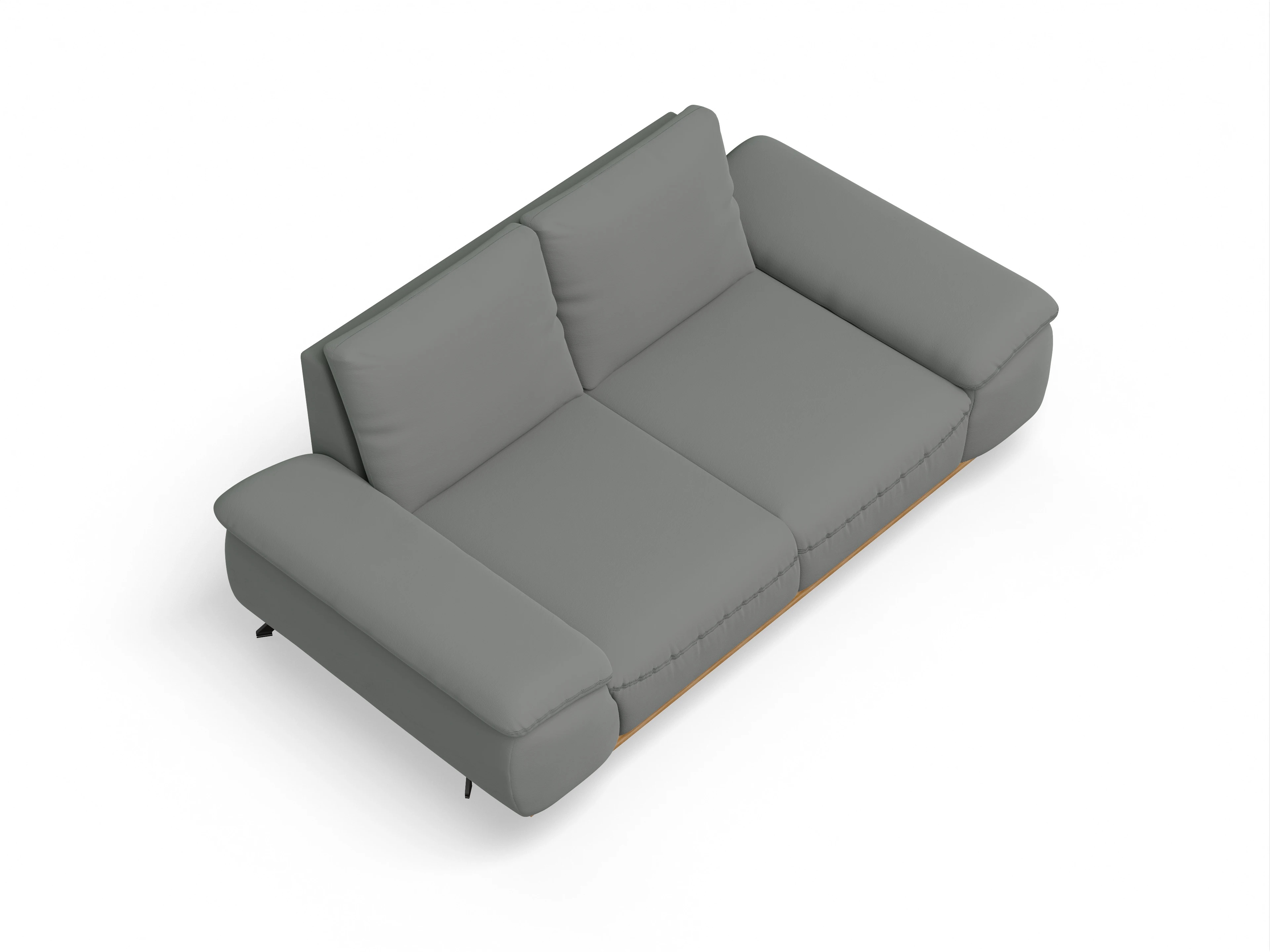 Ansicht des Produktes SC Family 1029 2,5-Sitzer Sofa in Stoff Grau