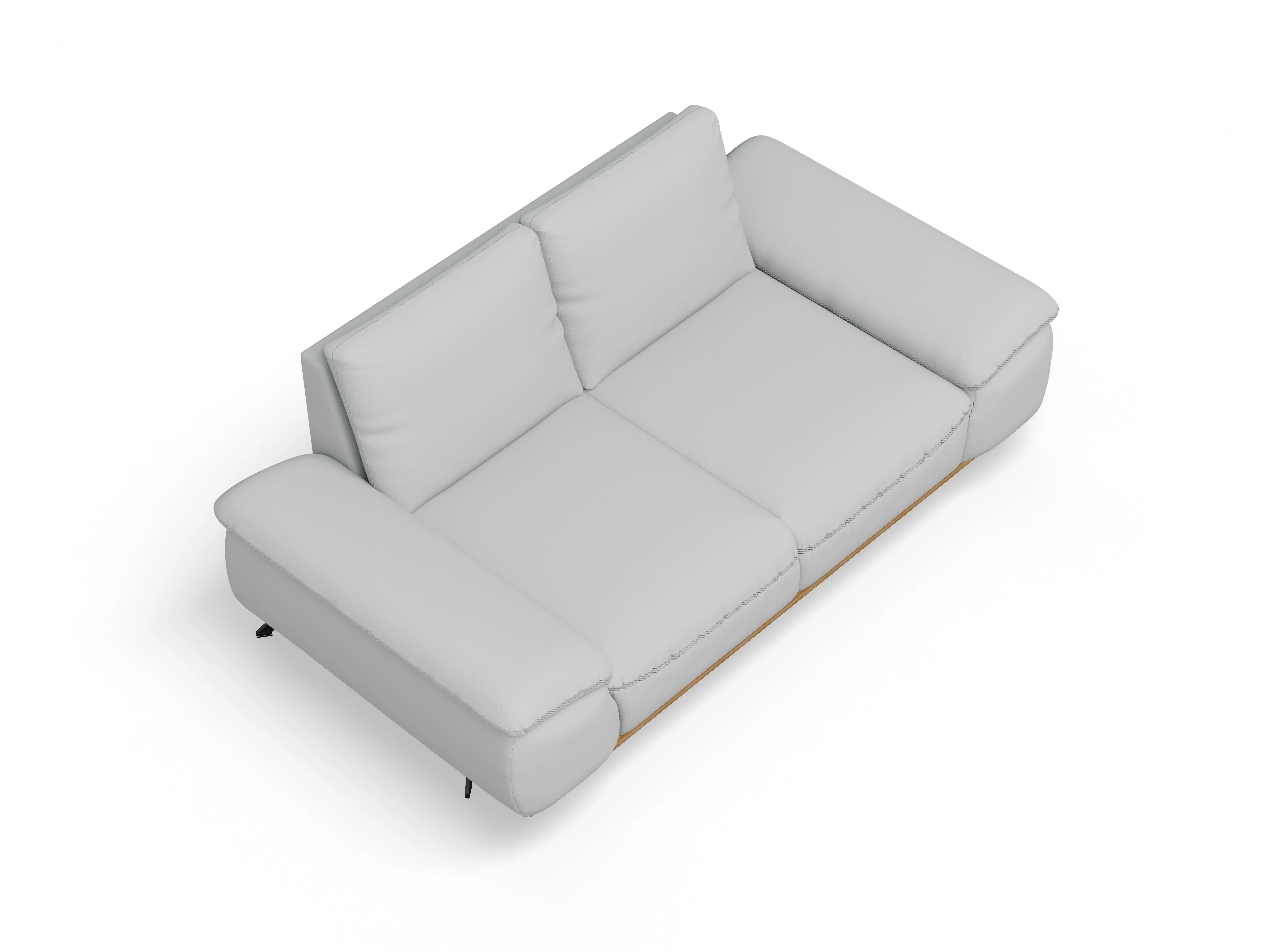Ansicht des Produktes SC Family 1029 2,5-Sitzer Sofa in Stoff Grau