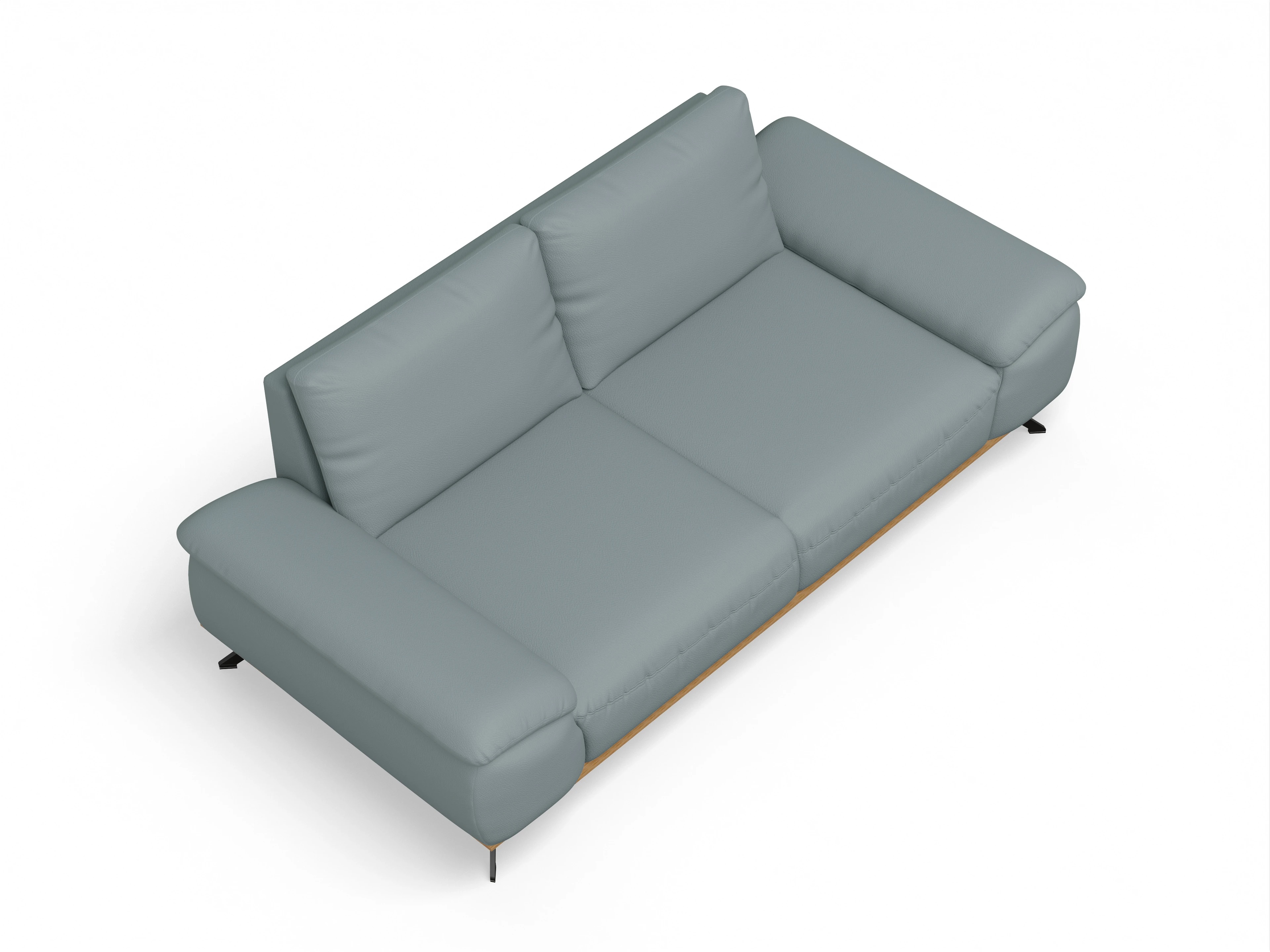 Ansicht des Produktes SC Family 1029 3-Sitzer Sofa in Stoff Grau