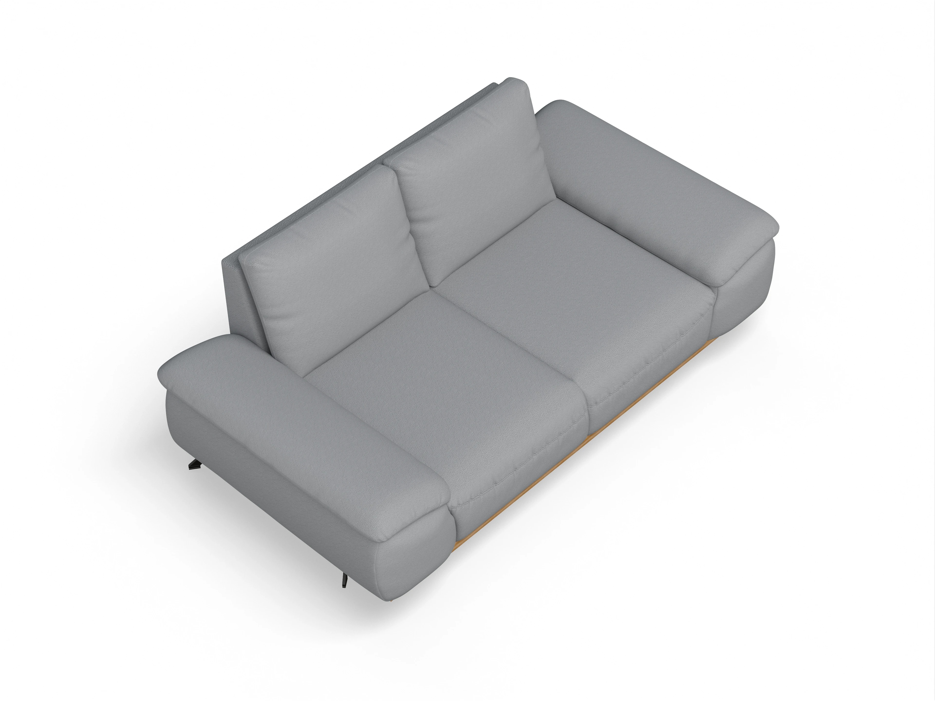 Ansicht des Produktes SC Family 1029 2,5-Sitzer Sofa in Stoff Grau
