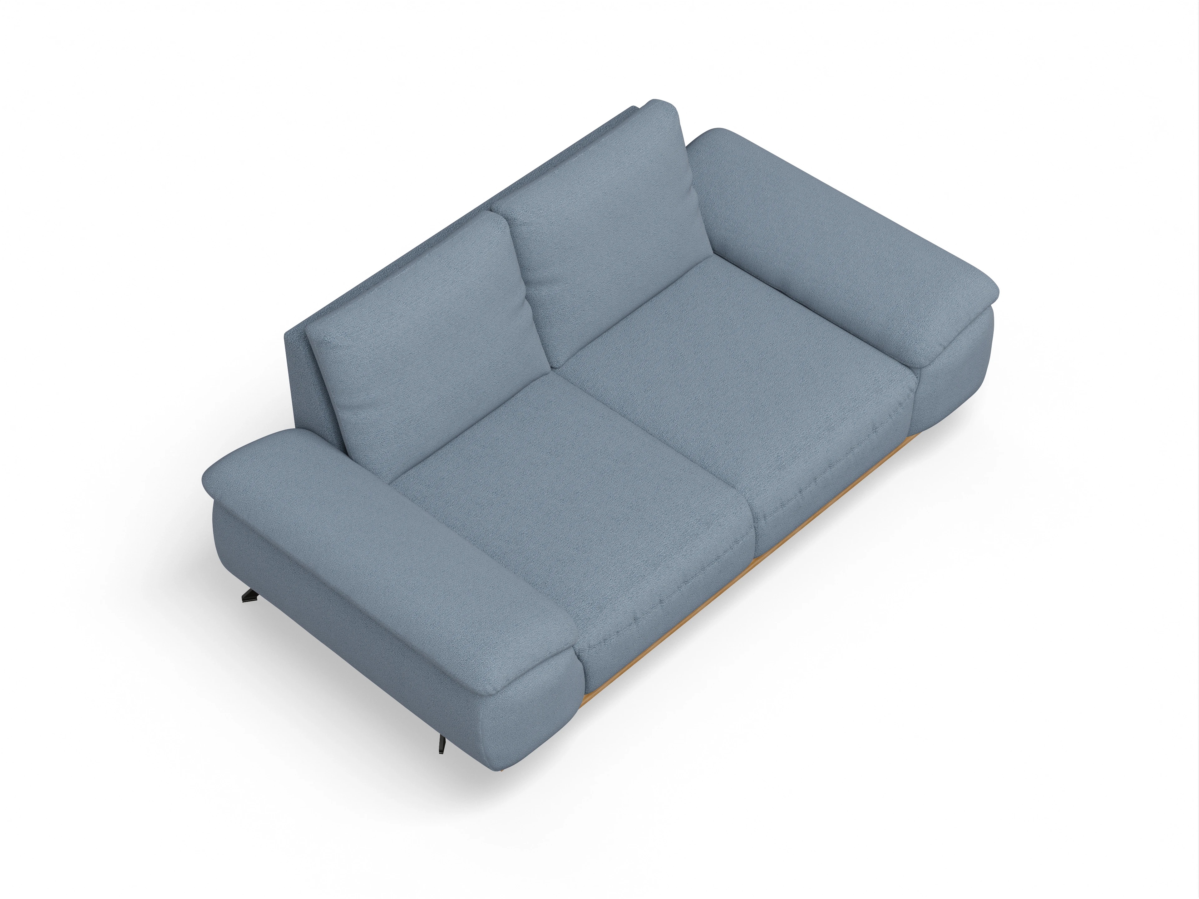 Ansicht des Produktes SC Family 1029 2,5-Sitzer Sofa in Stoff Blau
