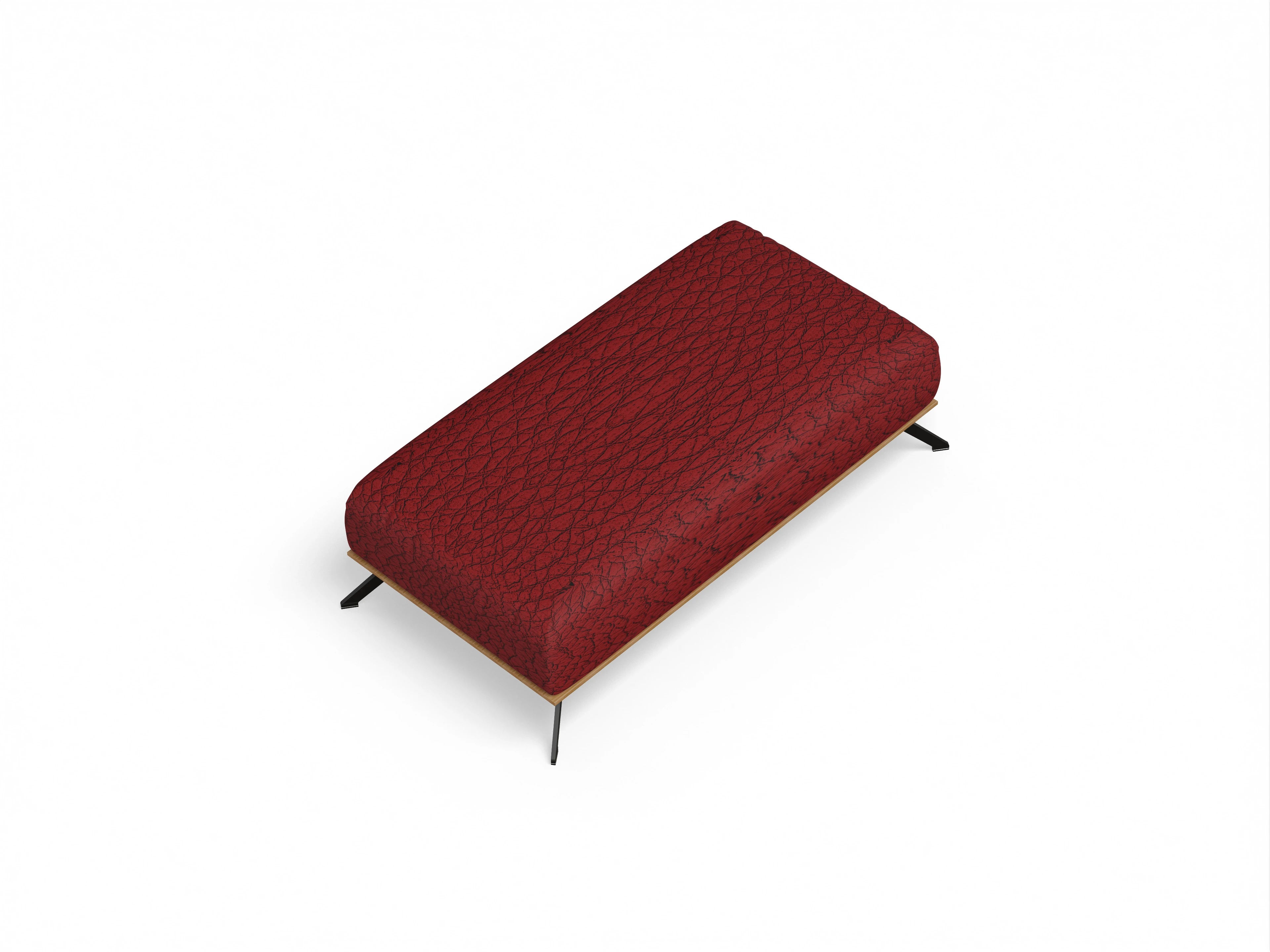 Sitz Concept Family 1029 Hockerbank Ansicht des Produktes SC Family 1029 in Stoff Rot