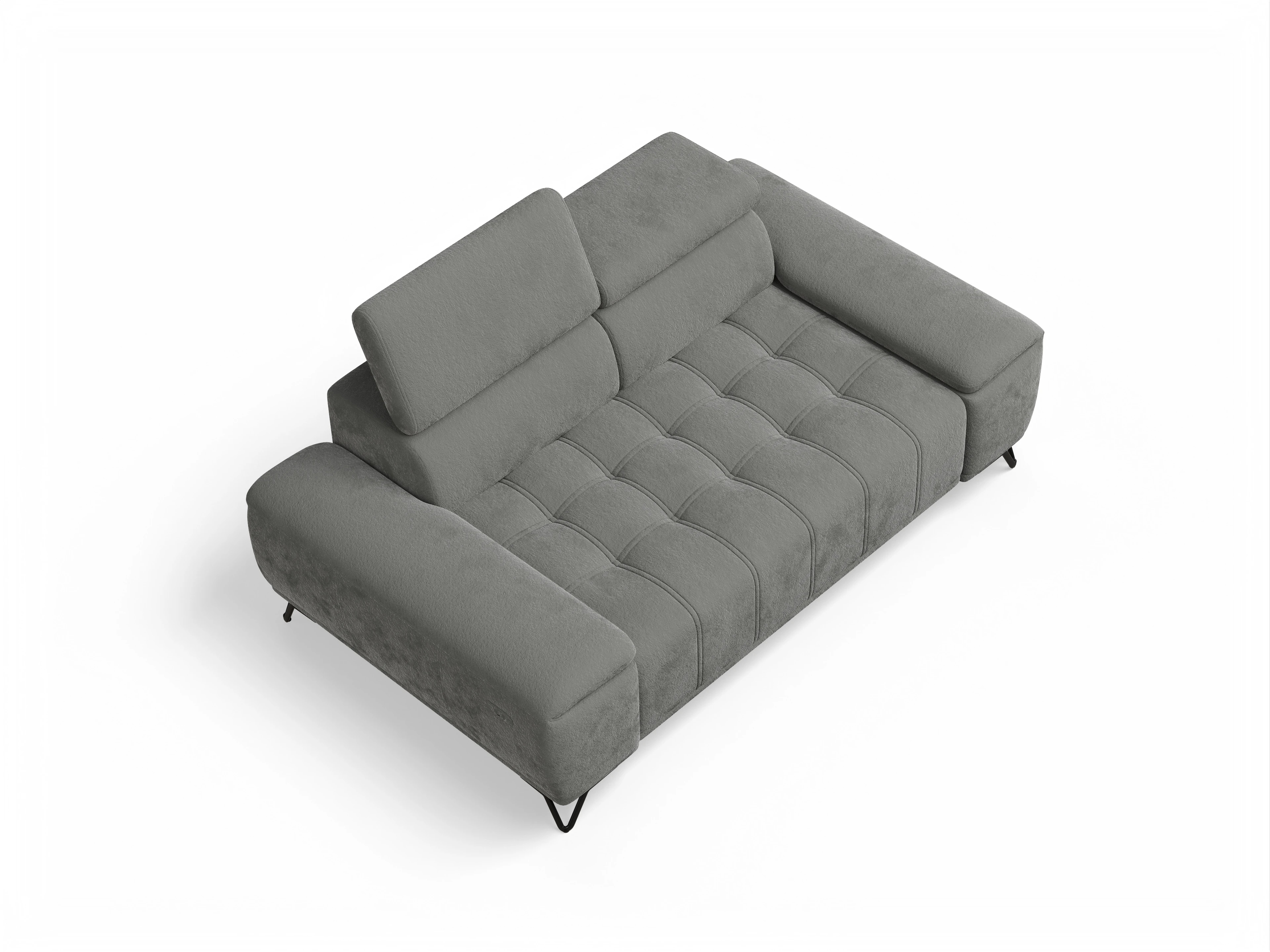 Ansicht des Produktes Sevilla 2-Sitzer Sofa in Stoff Braun