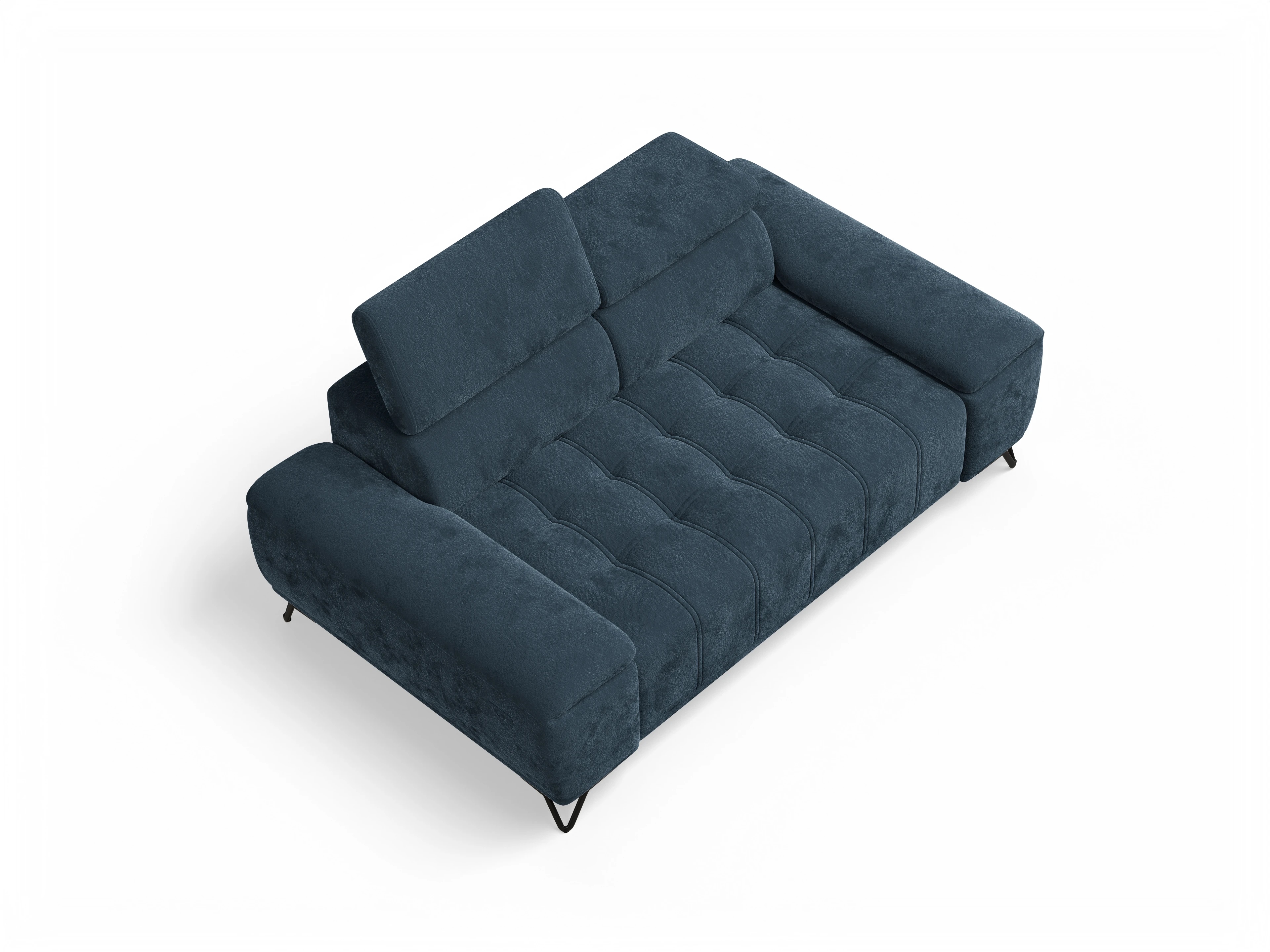 Ansicht des Produktes Sevilla 2-Sitzer Sofa in Stoff Blau